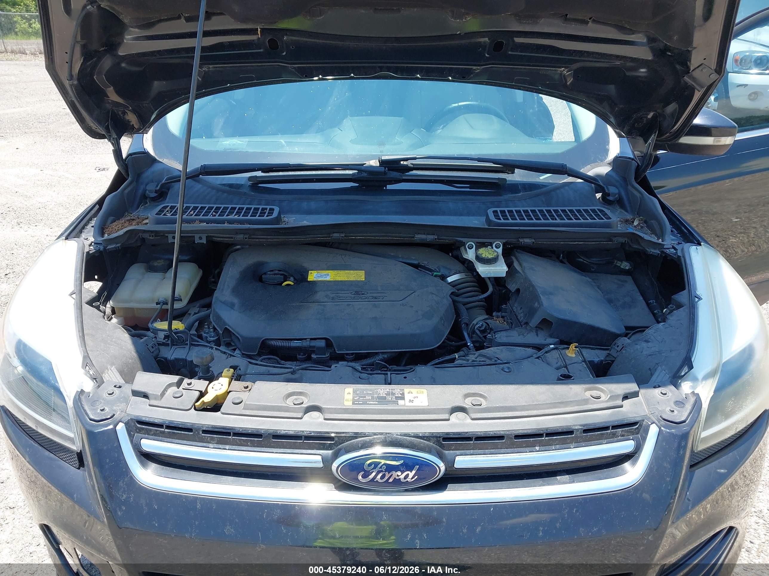 2016 Ford Escape Titanium Black vin: 1FMCU0JX7GUB12001