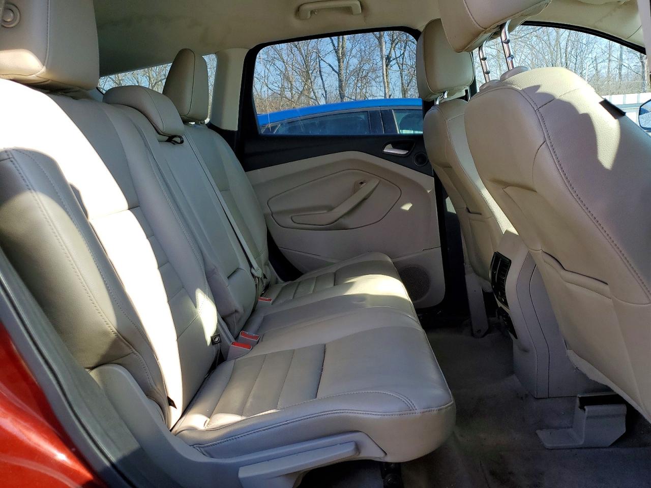 2014 Ford Escape Titanium Оранжевый vin: 1FMCU0JX8EUD07425