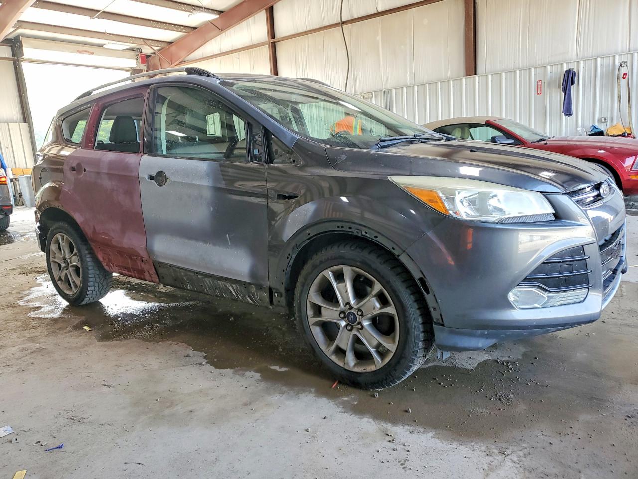 2015 Ford Escape Titanium Серый vin: 1FMCU0JX8FUB07095