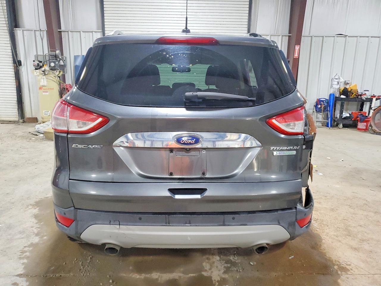 2015 Ford Escape Titanium Серый vin: 1FMCU0JX8FUB07095