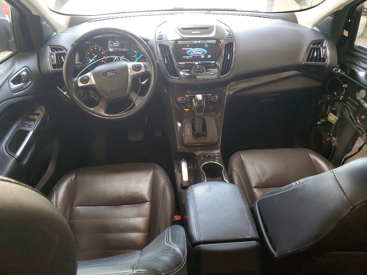 2015 Ford Escape Titanium Серый vin: 1FMCU0JX8FUB07095