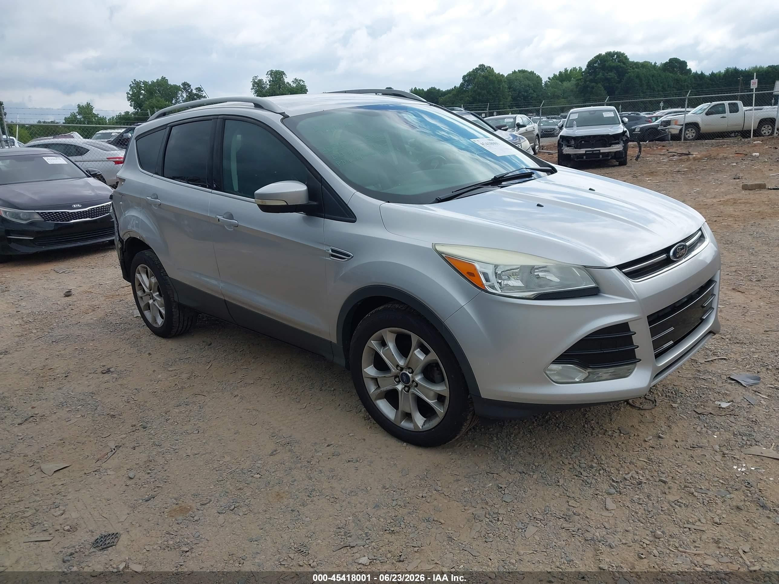 2015 Ford Escape Titanium Silver vin: 1FMCU0JX8FUC32033