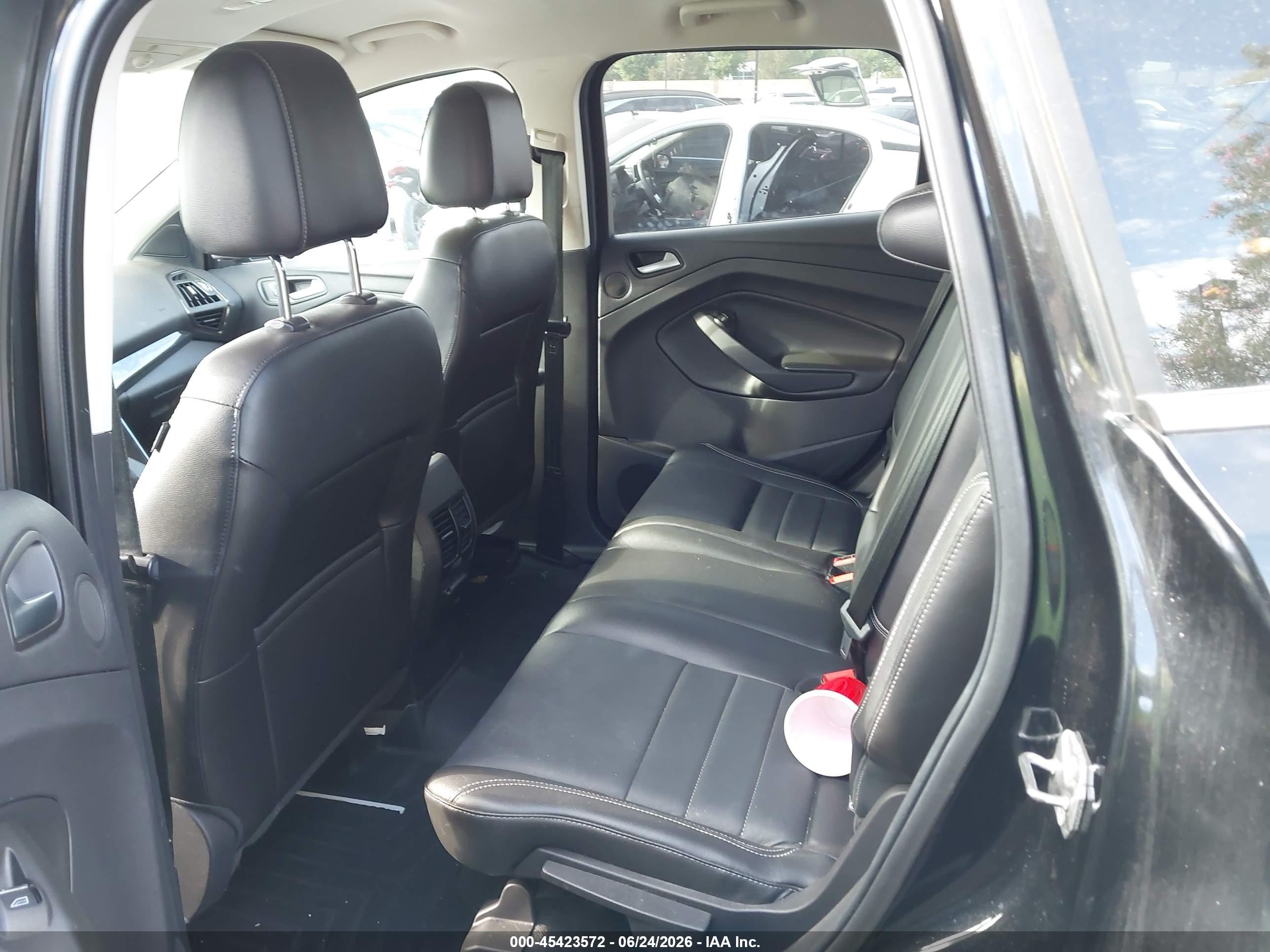 2014 Ford Escape Titanium Black vin: 1FMCU0JX9EUD72543