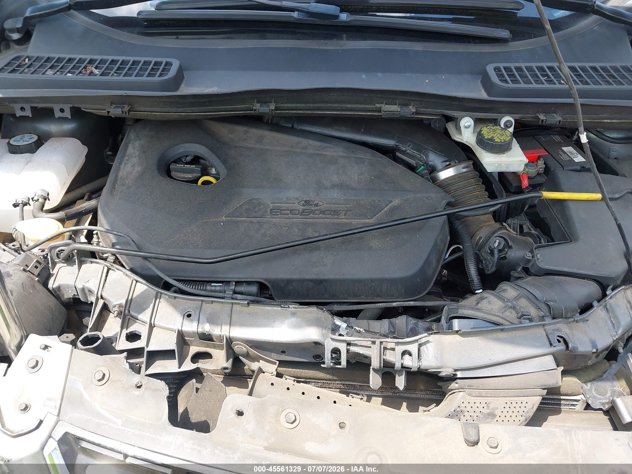 2014 Ford Escape Titanium Silver vin: 1FMCU0JX9EUE37729