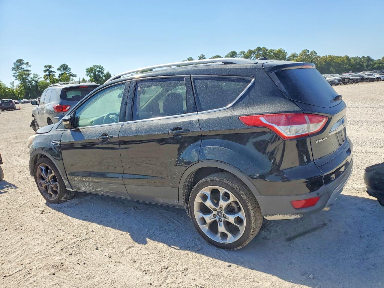 2015 Ford Escape Titanium Черный vin: 1FMCU0JX9FUA24744