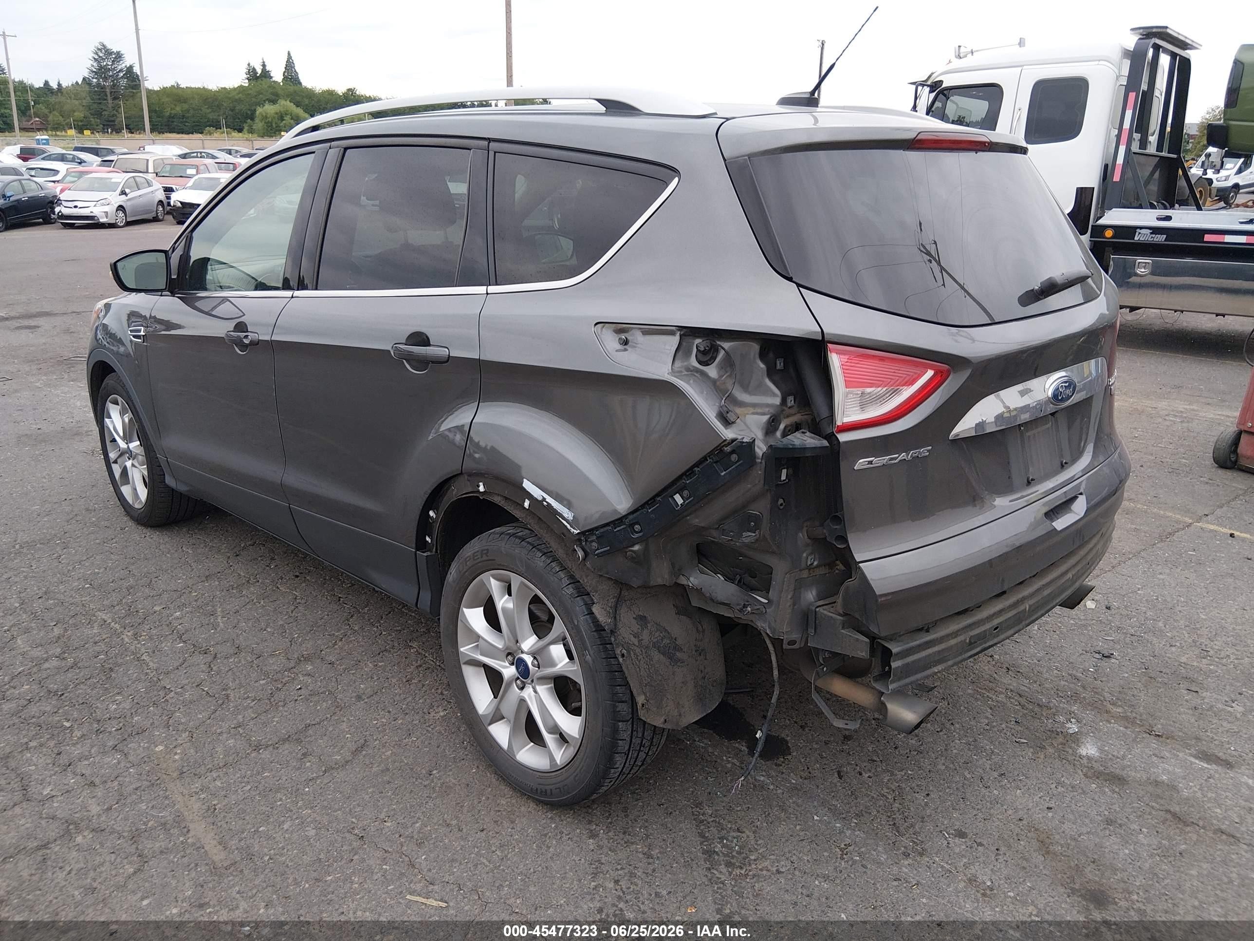 2015 Ford Escape Titanium Gray vin: 1FMCU0JX9FUC05665