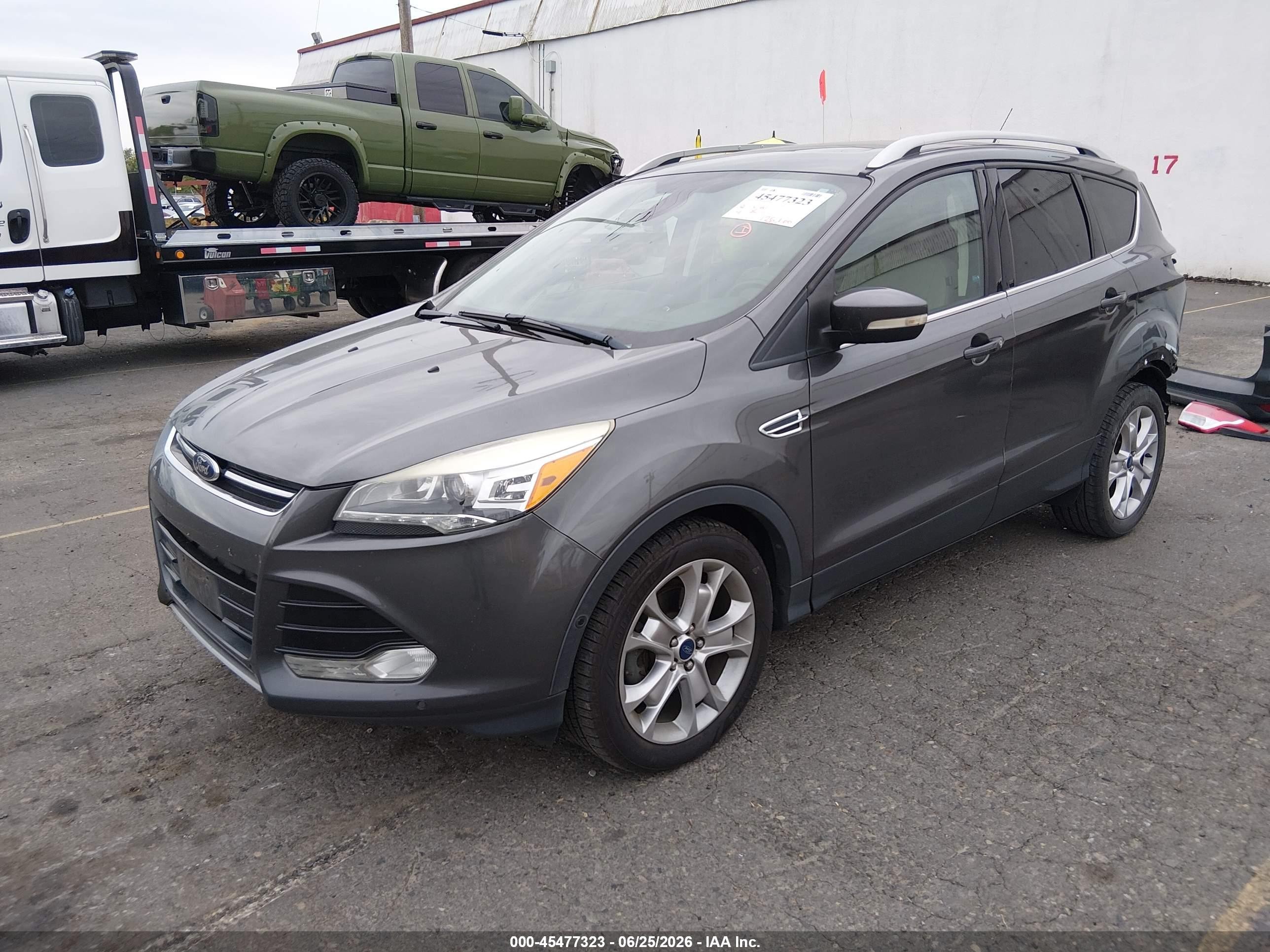 2015 Ford Escape Titanium Gray vin: 1FMCU0JX9FUC05665