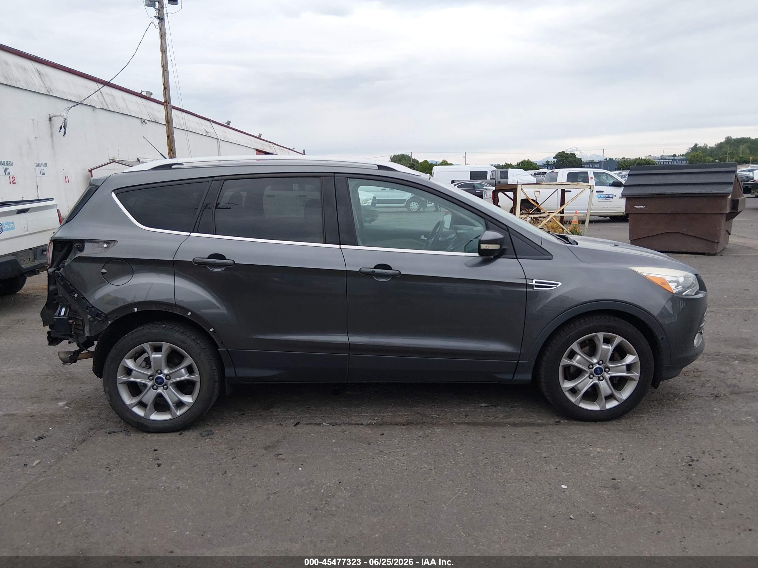 2015 Ford Escape Titanium Gray vin: 1FMCU0JX9FUC05665
