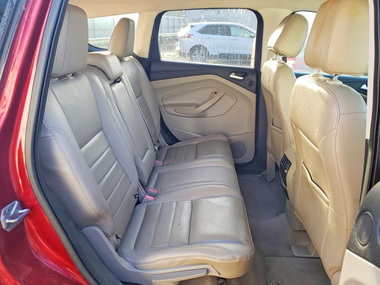 2014 Ford Escape Titanium Red vin: 1FMCU0JXXEUB04827