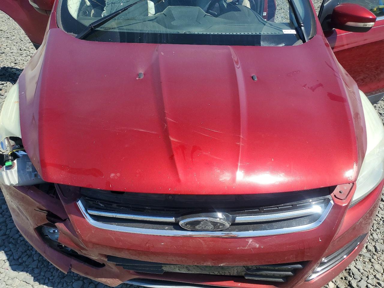 2014 Ford Escape Titanium Red vin: 1FMCU0JXXEUB09025