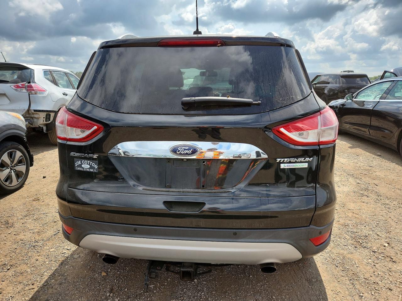 2014 Ford Escape Titanium Black vin: 1FMCU0JXXEUC58566