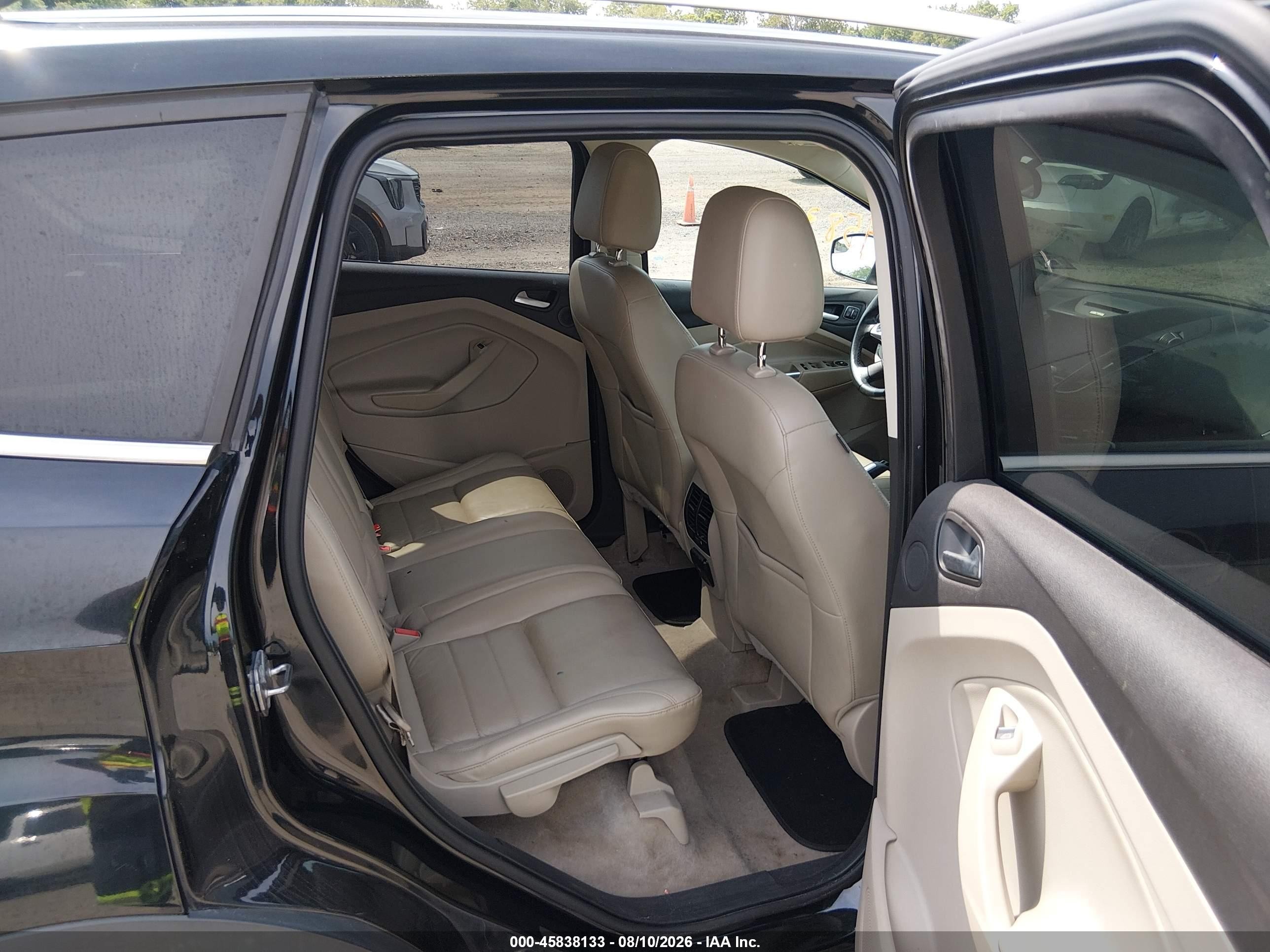 2015 Ford Escape Titanium Black vin: 1FMCU0JXXFUB10533