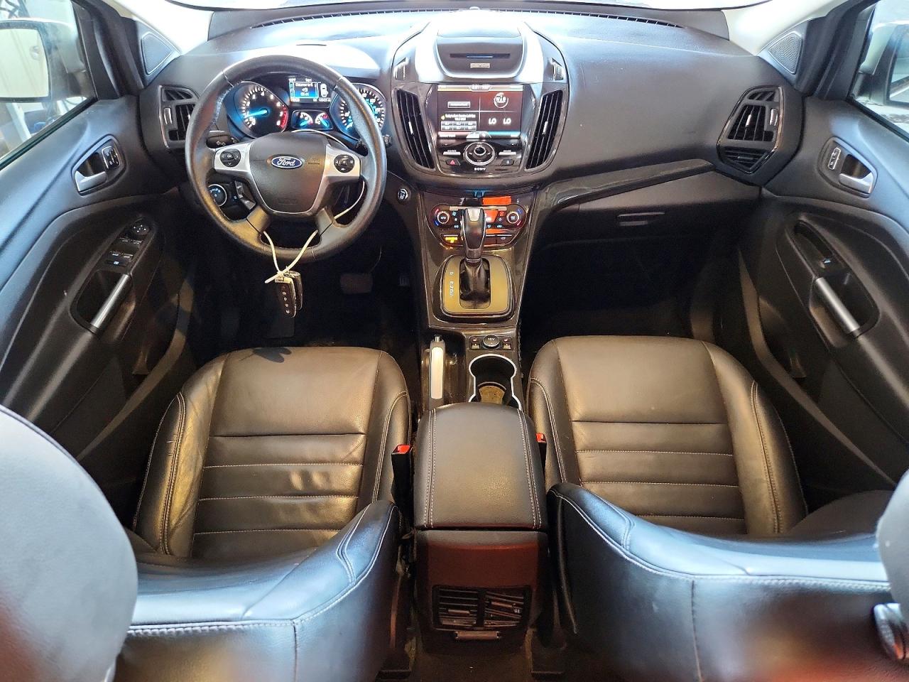 2015 Ford Escape Titanium Silver vin: 1FMCU0JXXFUB36064