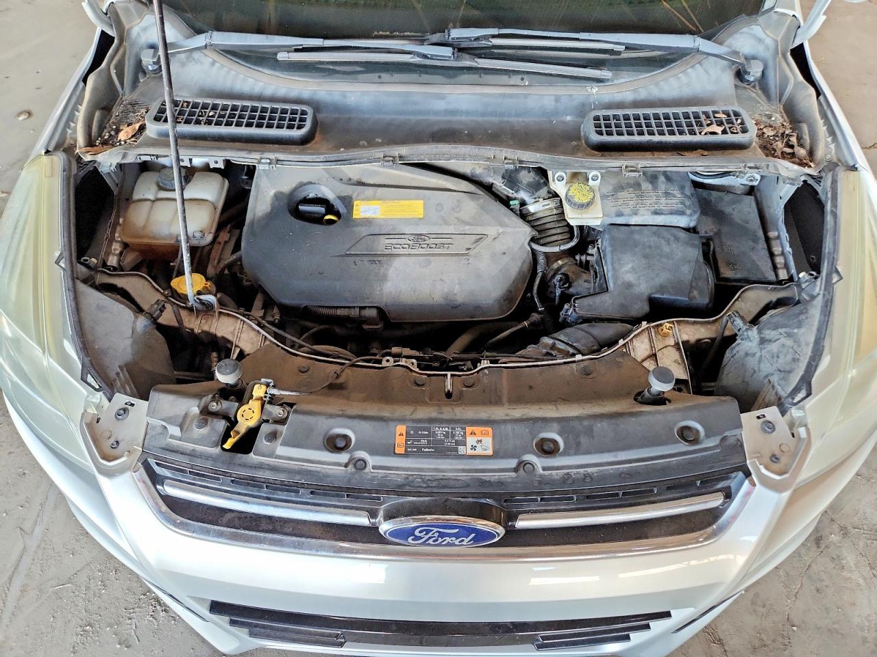 2015 Ford Escape Titanium Silver vin: 1FMCU0JXXFUB36064
