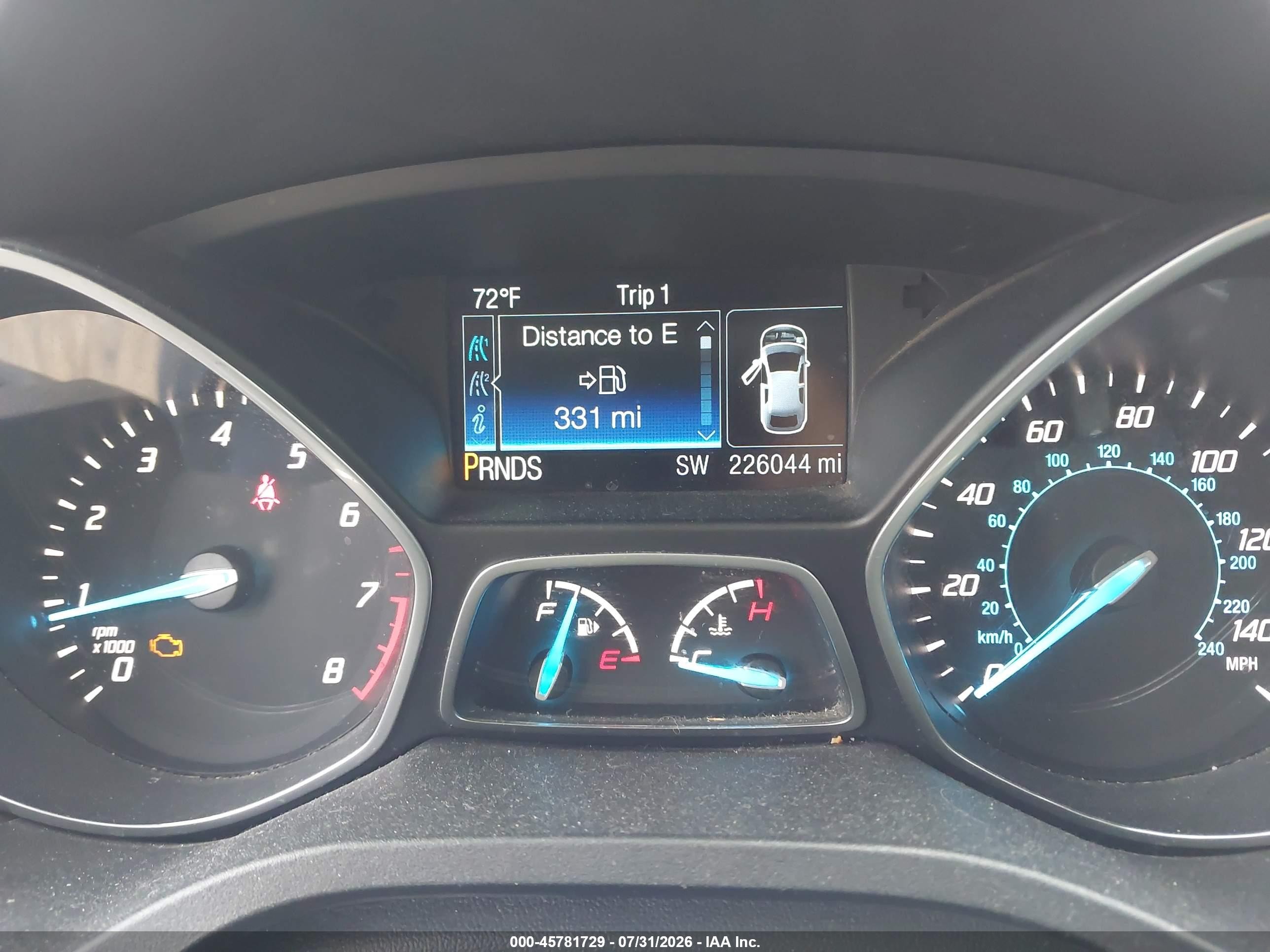 2015 Ford Escape Titanium Черный vin: 1FMCU0JXXFUB47968