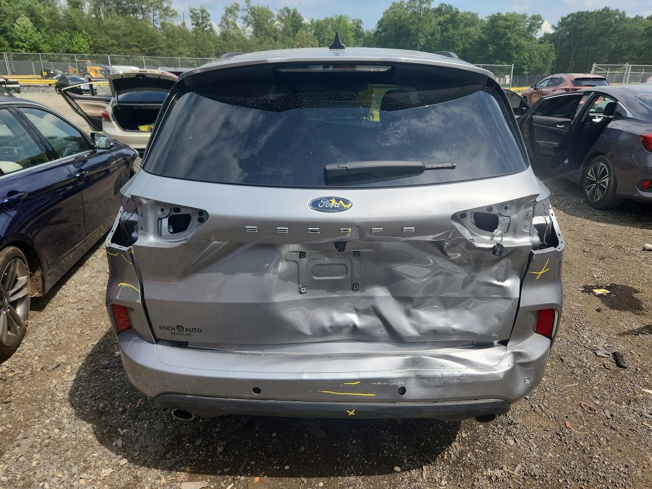 2023 Ford Escape St Line Silver vin: 1FMCU0MN6PUB42861