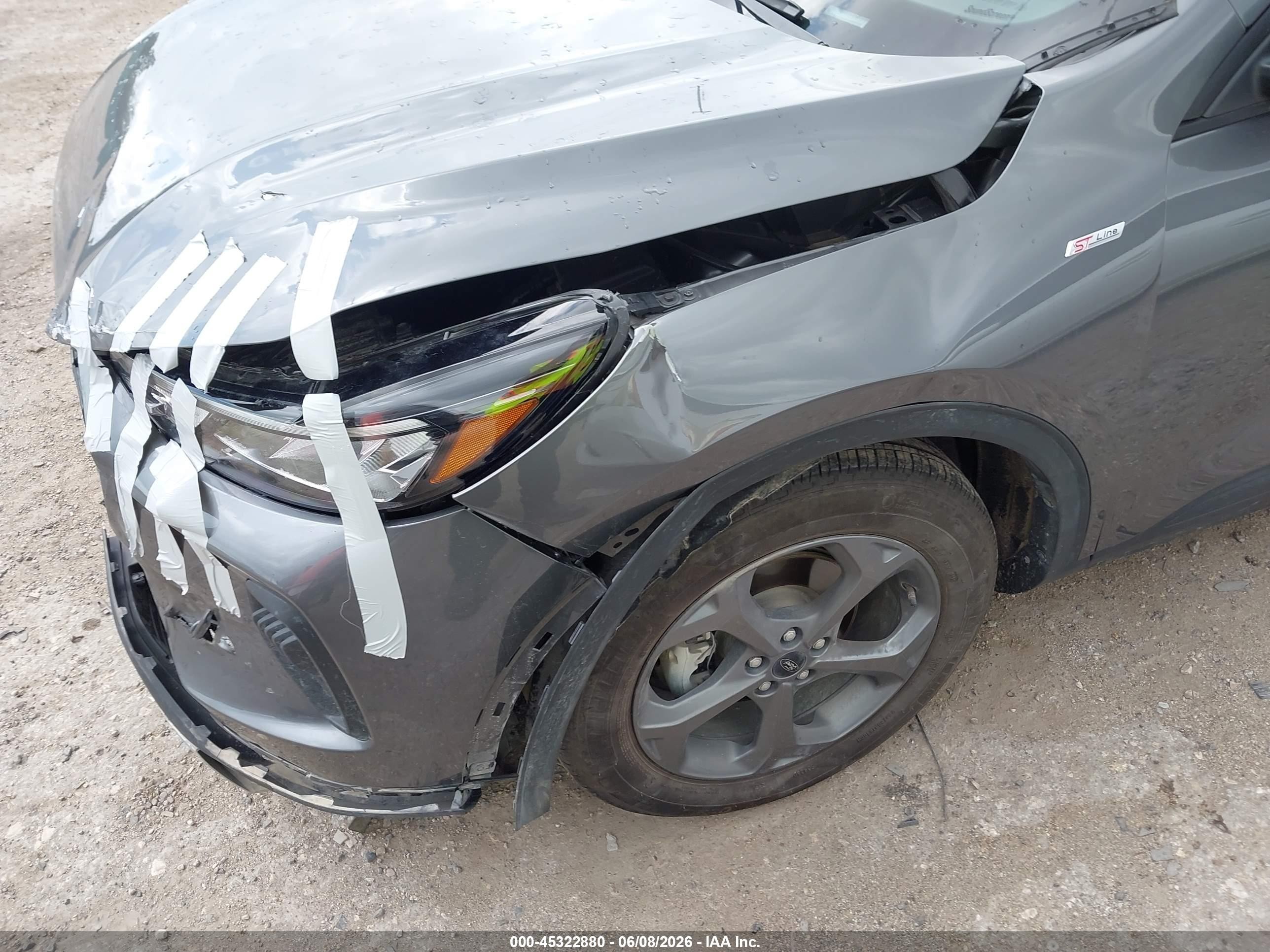2025 Ford Escape St-line Gray vin: 1FMCU0MN6SUB42738