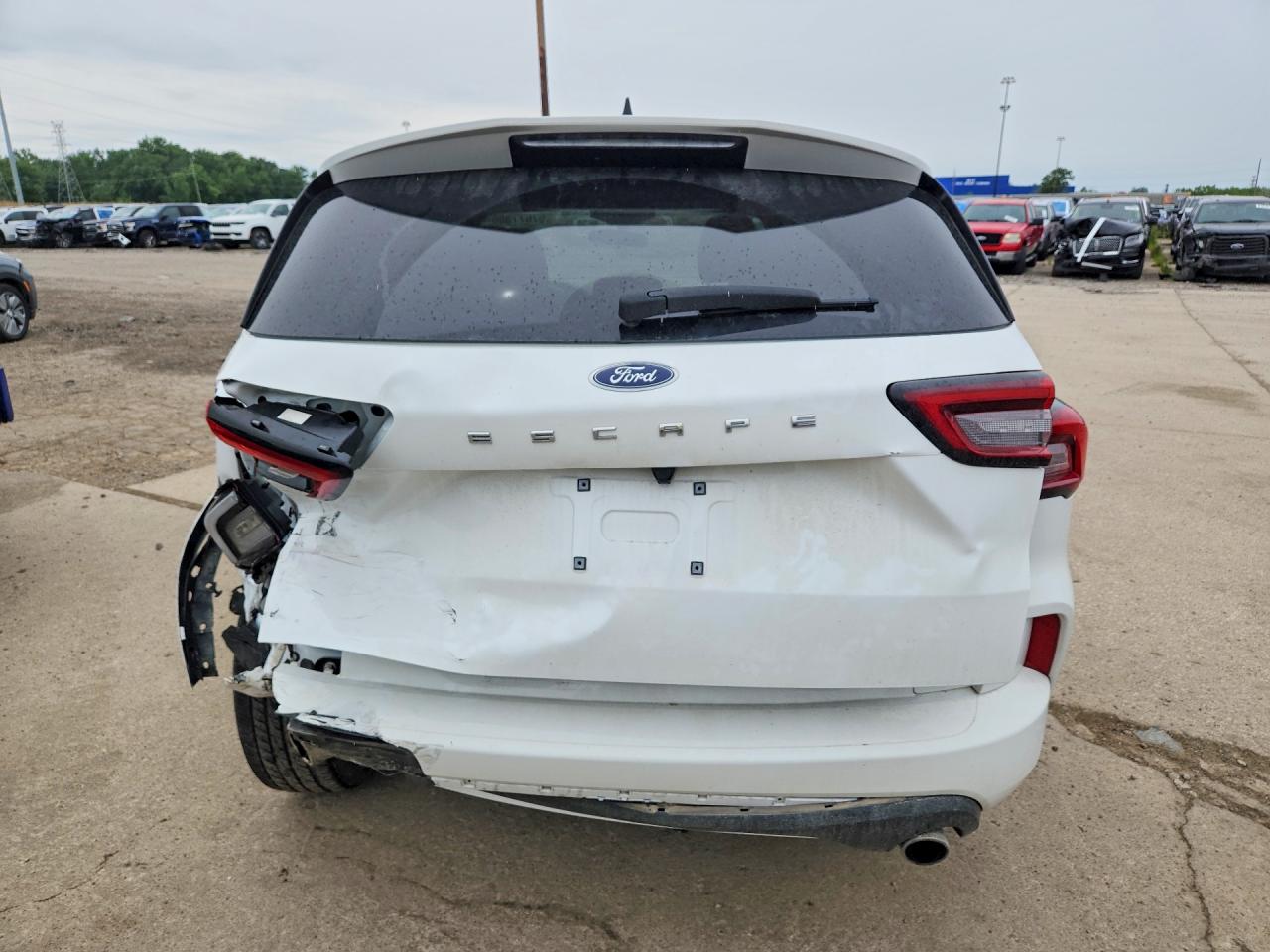 2023 Ford Escape St Line White vin: 1FMCU0MN8PUA79570