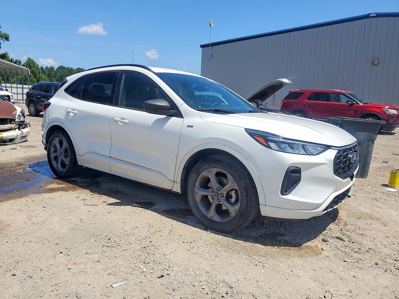 2023 Ford Escape St Line White vin: 1FMCU0MN9PUA25677