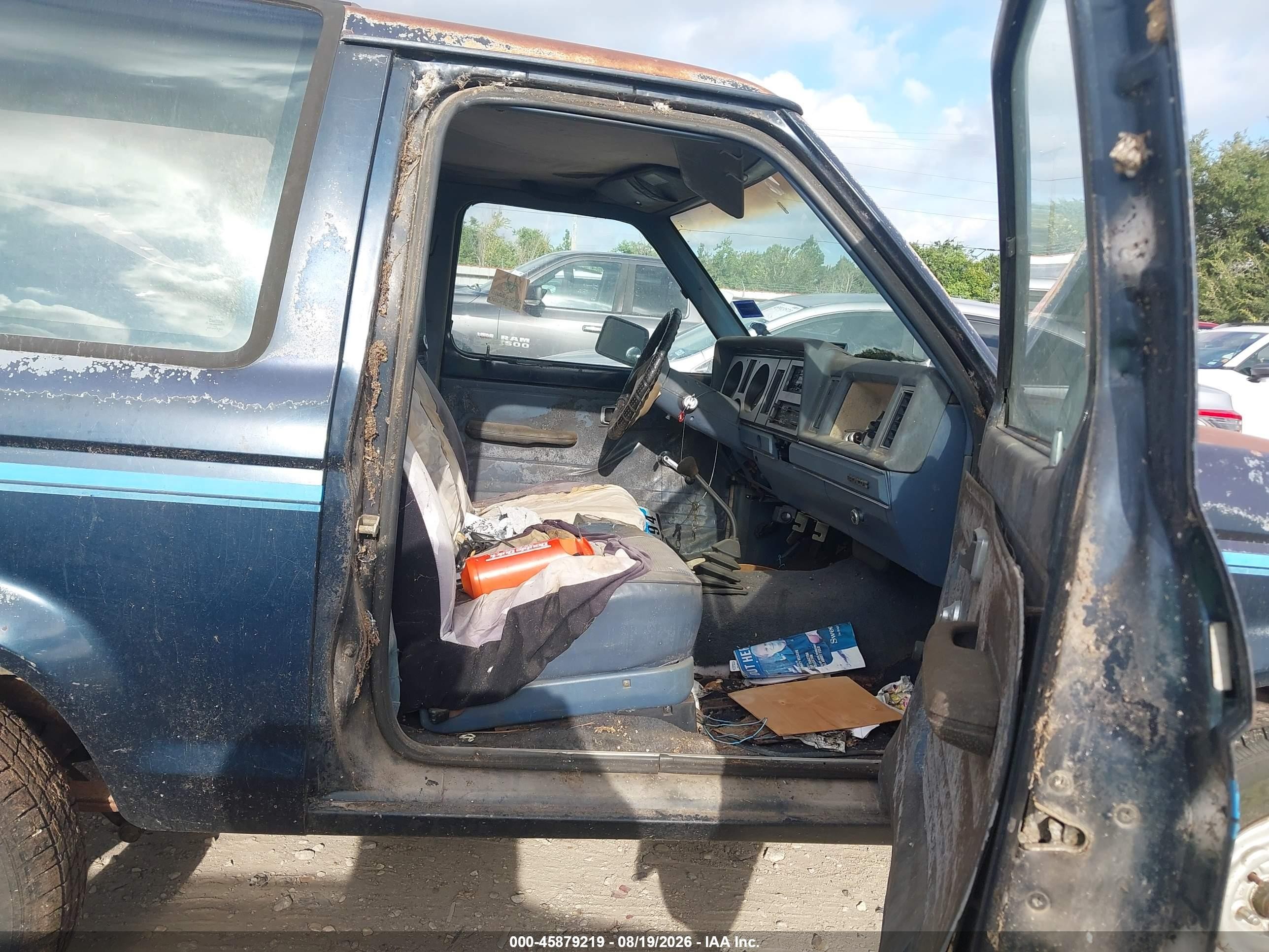 1987 Ford Bronco Ii   Blue vin: 1FMCU12T8HUC80541