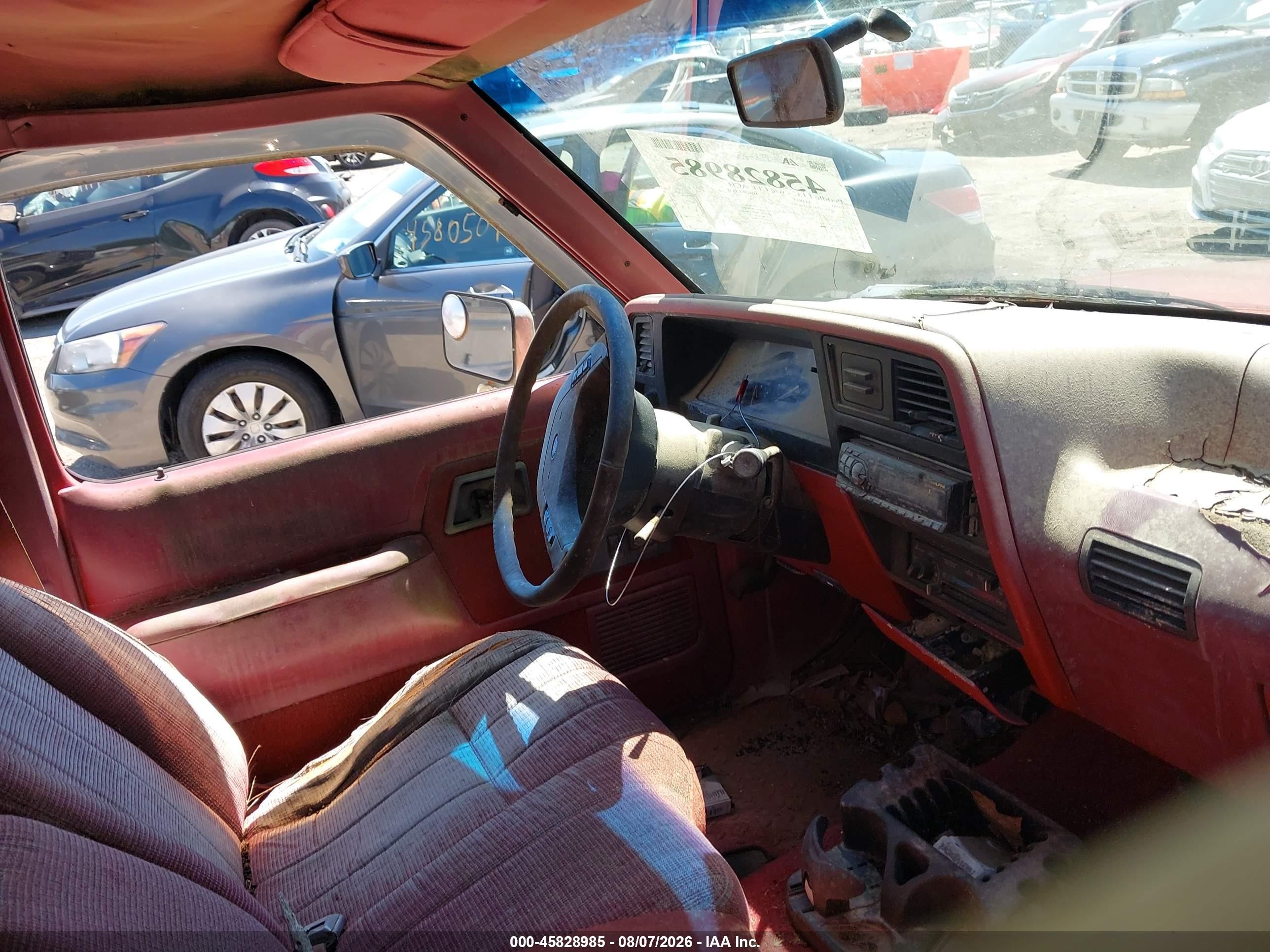 1990 Ford Bronco Ii   Red vin: 1FMCU14T0LUA63197