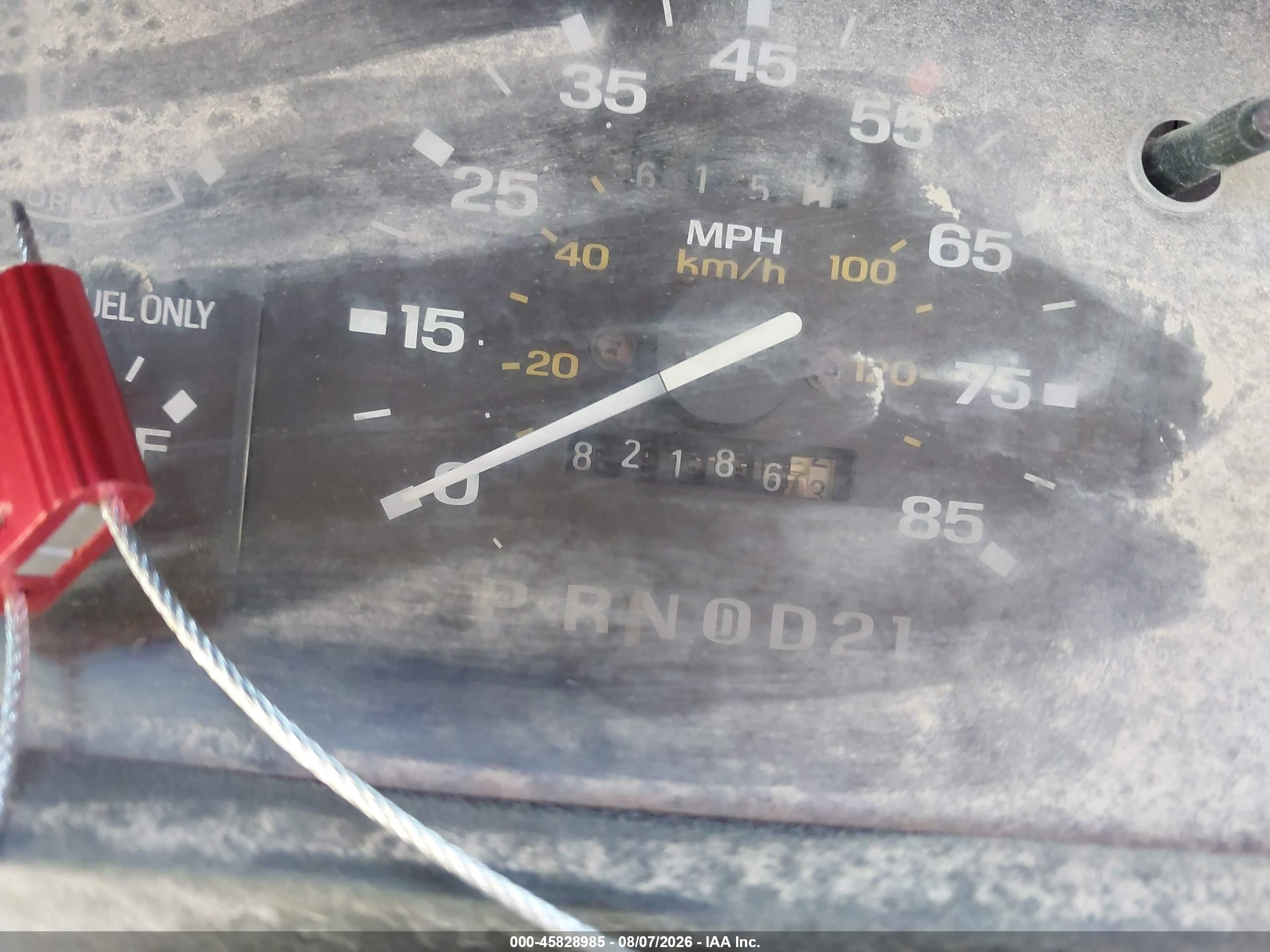 1990 Ford Bronco Ii   Red vin: 1FMCU14T0LUA63197