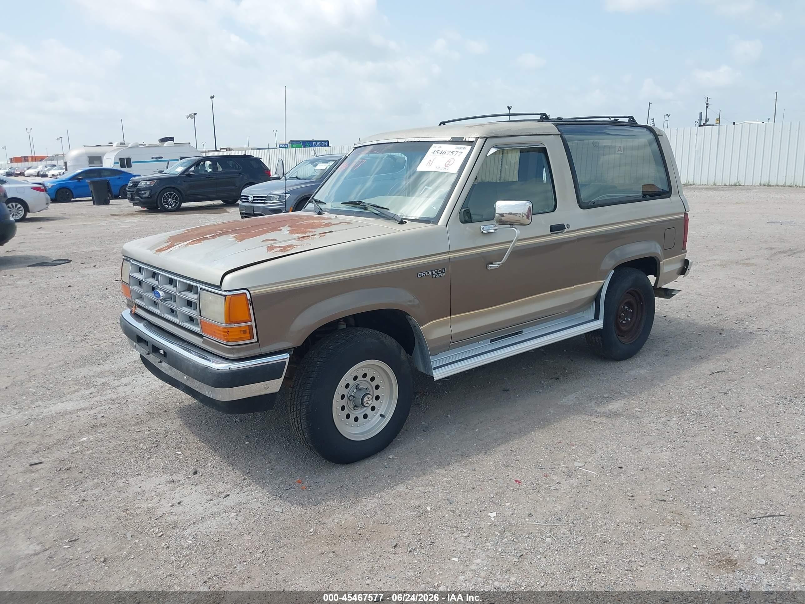 1989 Ford Bronco Ii   Brown vin: 1FMCU14T2KUC62086
