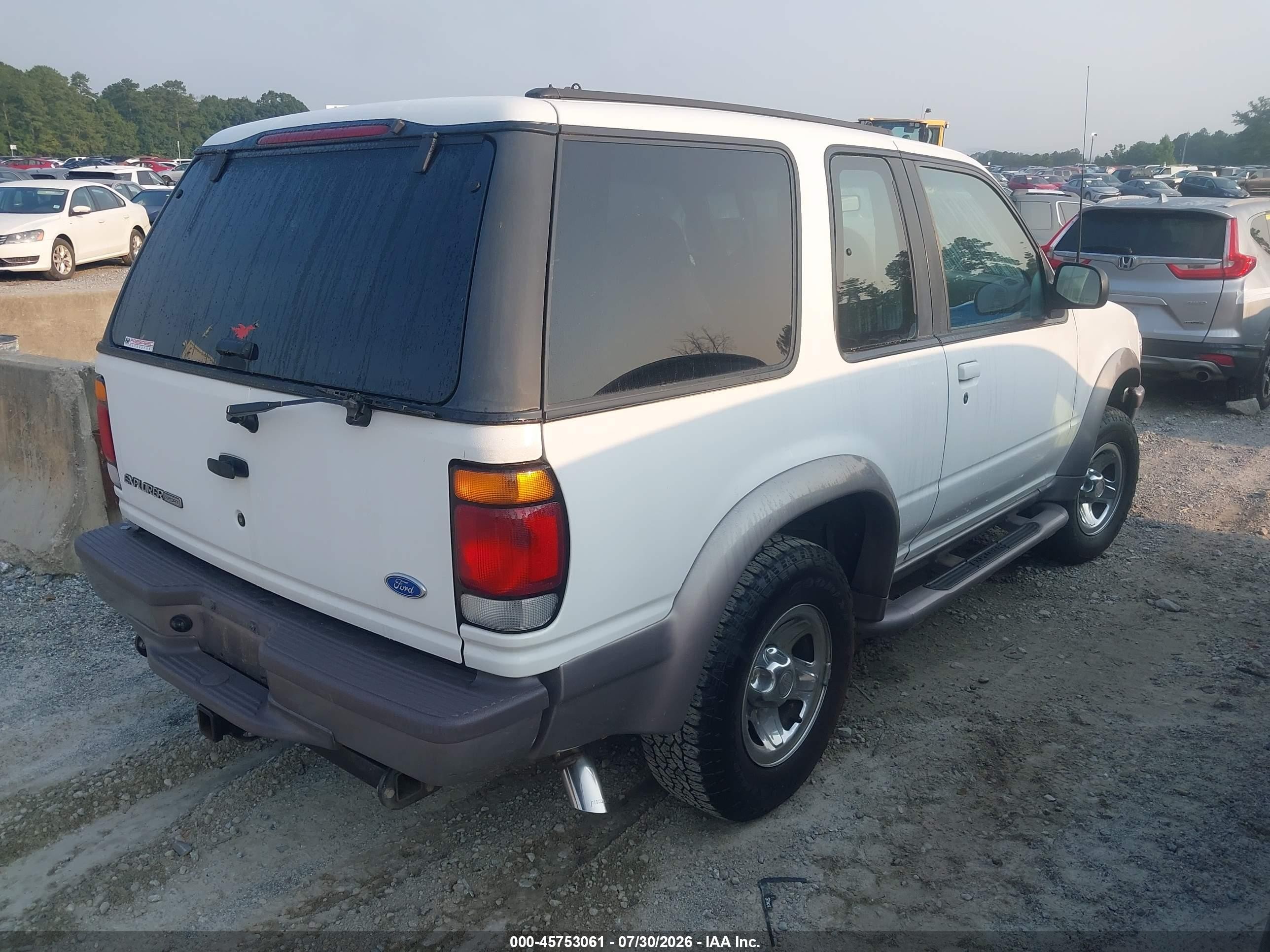 1997 Ford Explorer Sport/xl White vin: 1FMCU22X6VUC36204