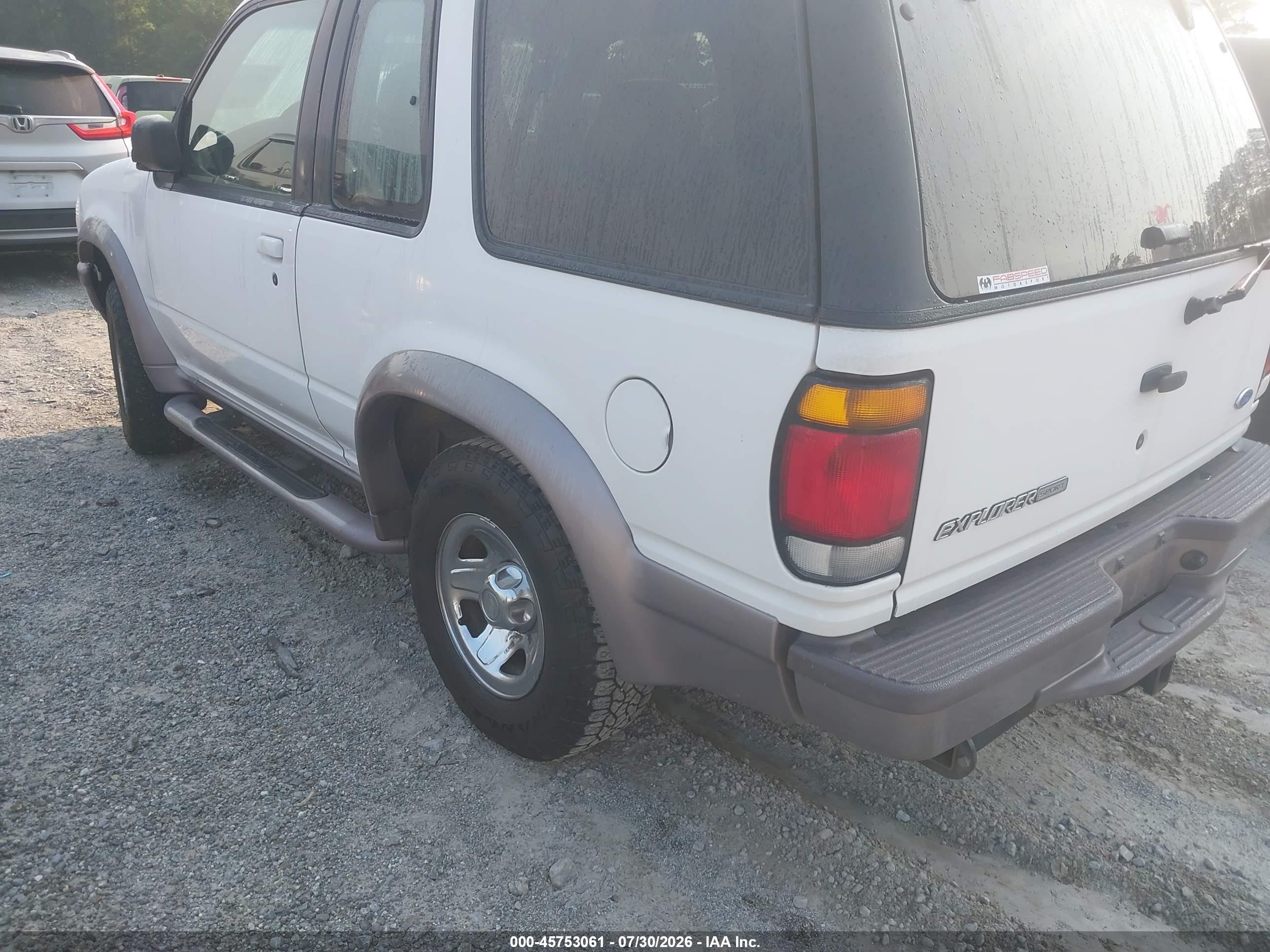 1997 Ford Explorer Sport/xl White vin: 1FMCU22X6VUC36204