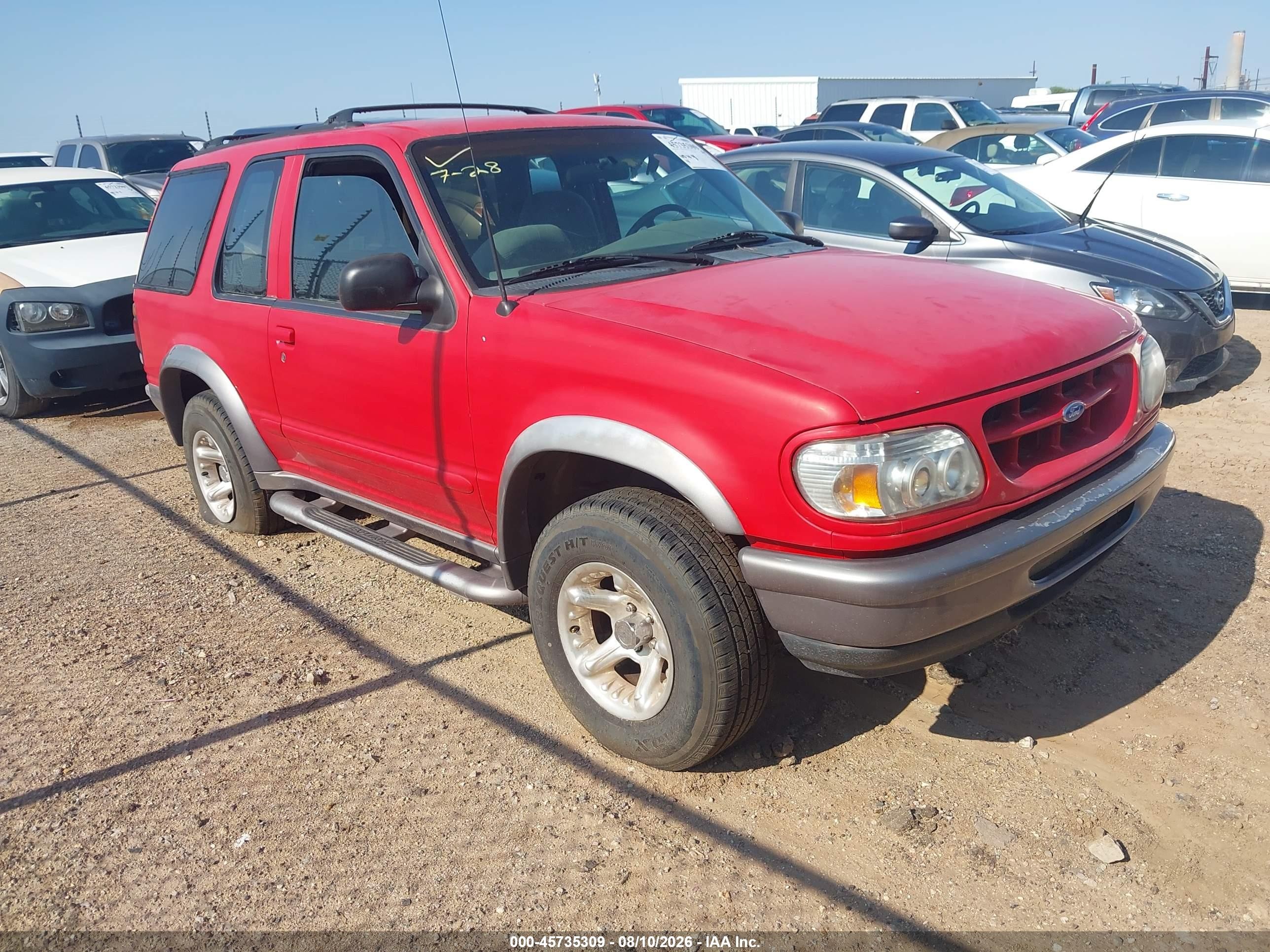 1997 Ford Explorer Sport/xl Red vin: 1FMCU22X9VUB89511