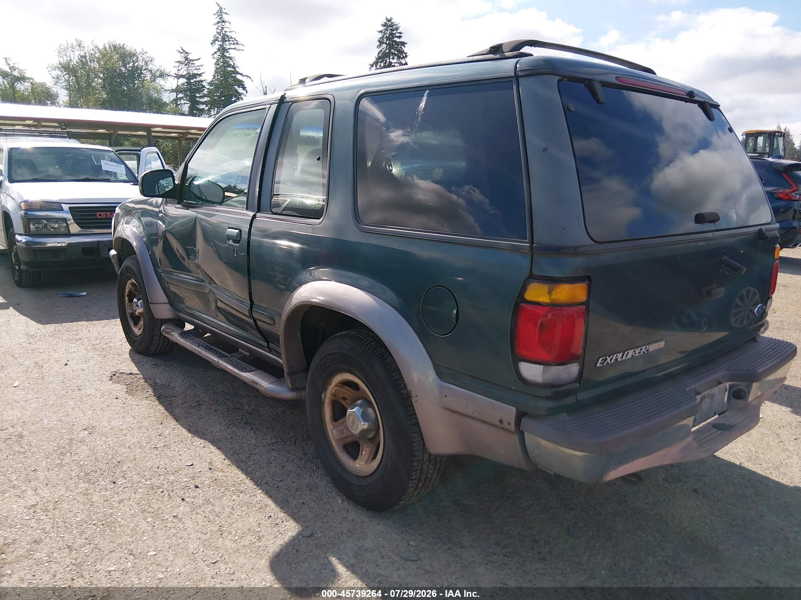 1997 Ford Explorer Sport/xl Зеленый vin: 1FMCU22XXVUD03760