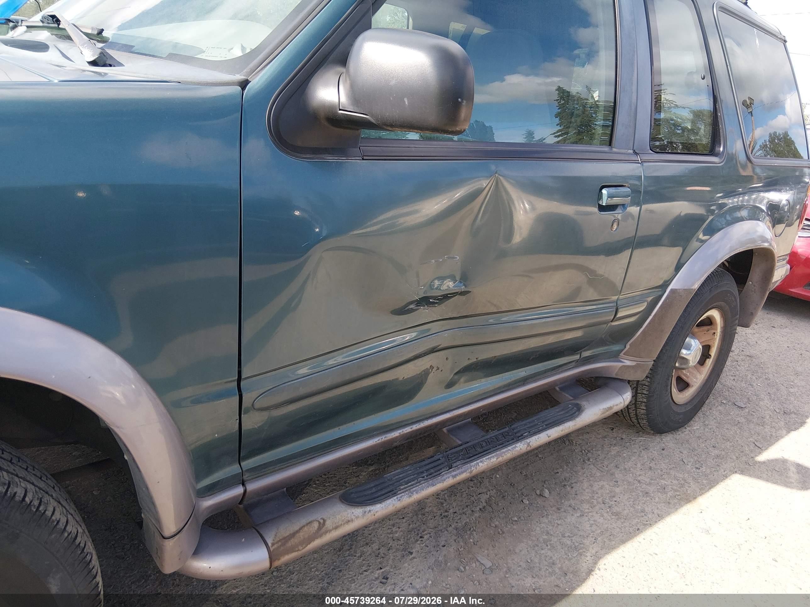 1997 Ford Explorer Sport/xl Зеленый vin: 1FMCU22XXVUD03760