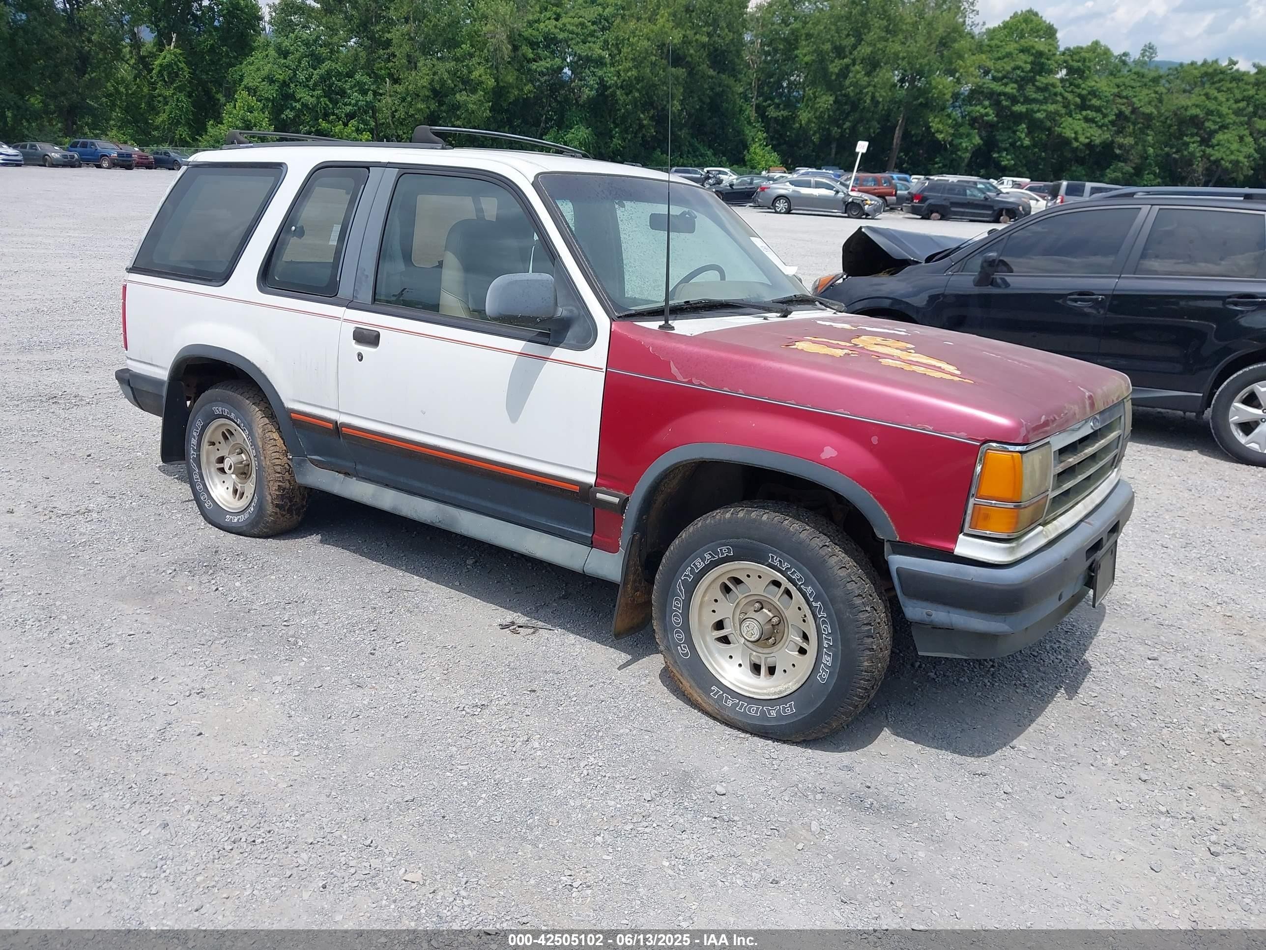 1994 Ford Explorer   White vin: 1FMCU24X6RUD62453