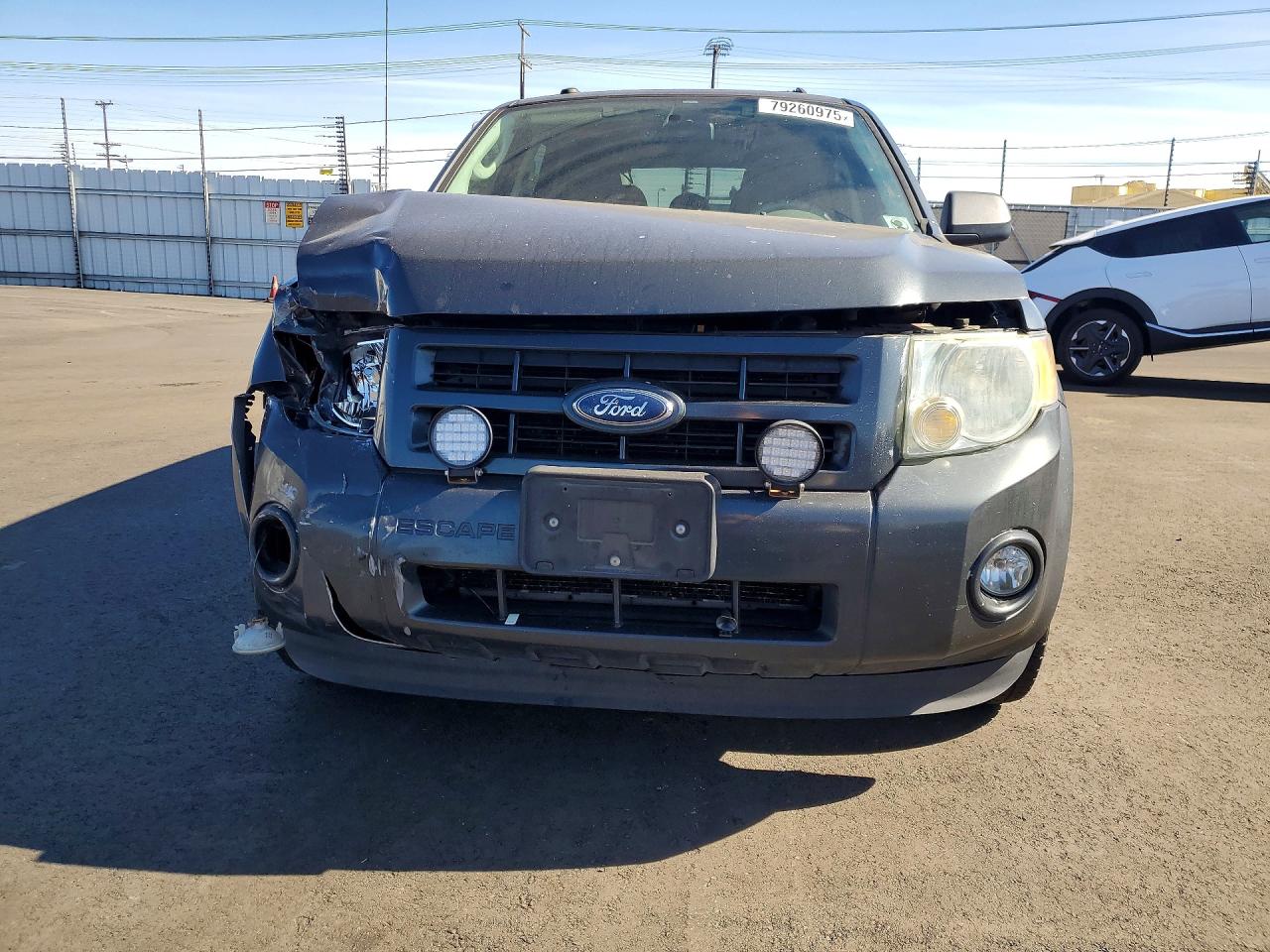2009 Ford Escape Hybrid Gray vin: 1FMCU49319KA06926
