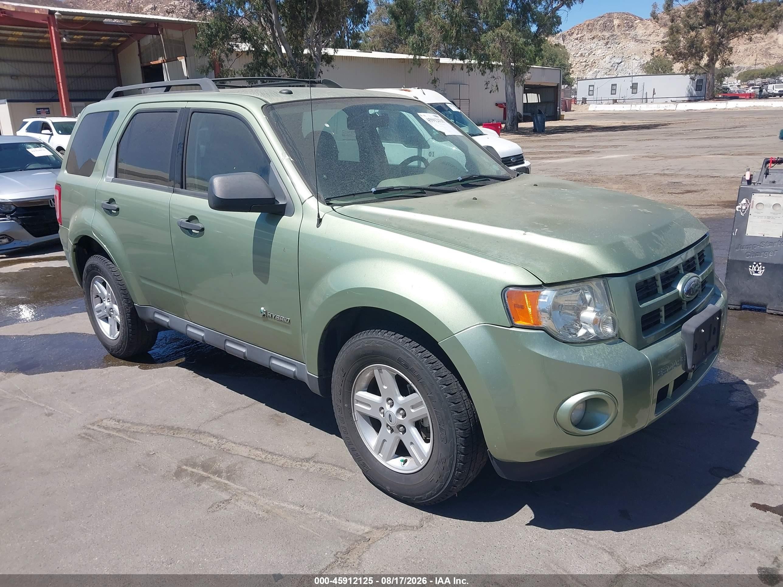 2009 Ford Escape Hybrid Limited Green vin: 1FMCU49319KA07820