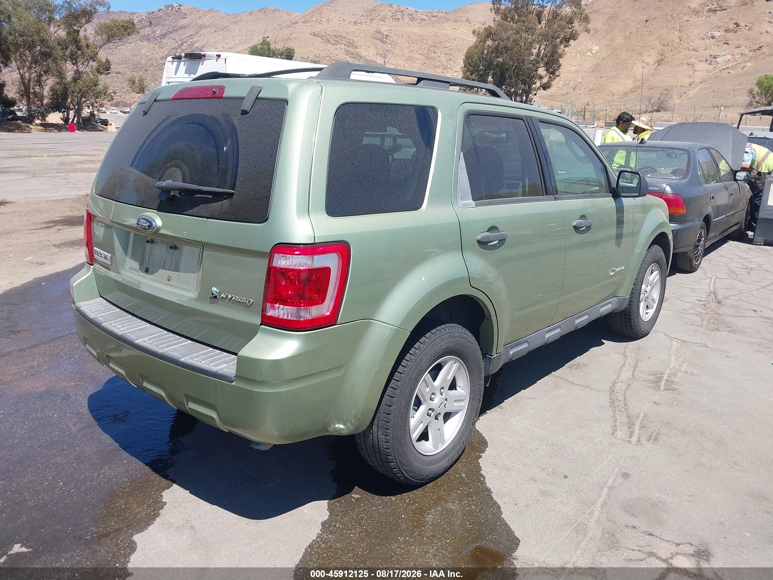 2009 Ford Escape Hybrid Limited Green vin: 1FMCU49319KA07820