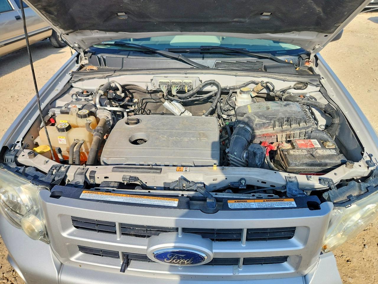 2009 Ford Escape Hybrid Серебряный vin: 1FMCU49319KA49369