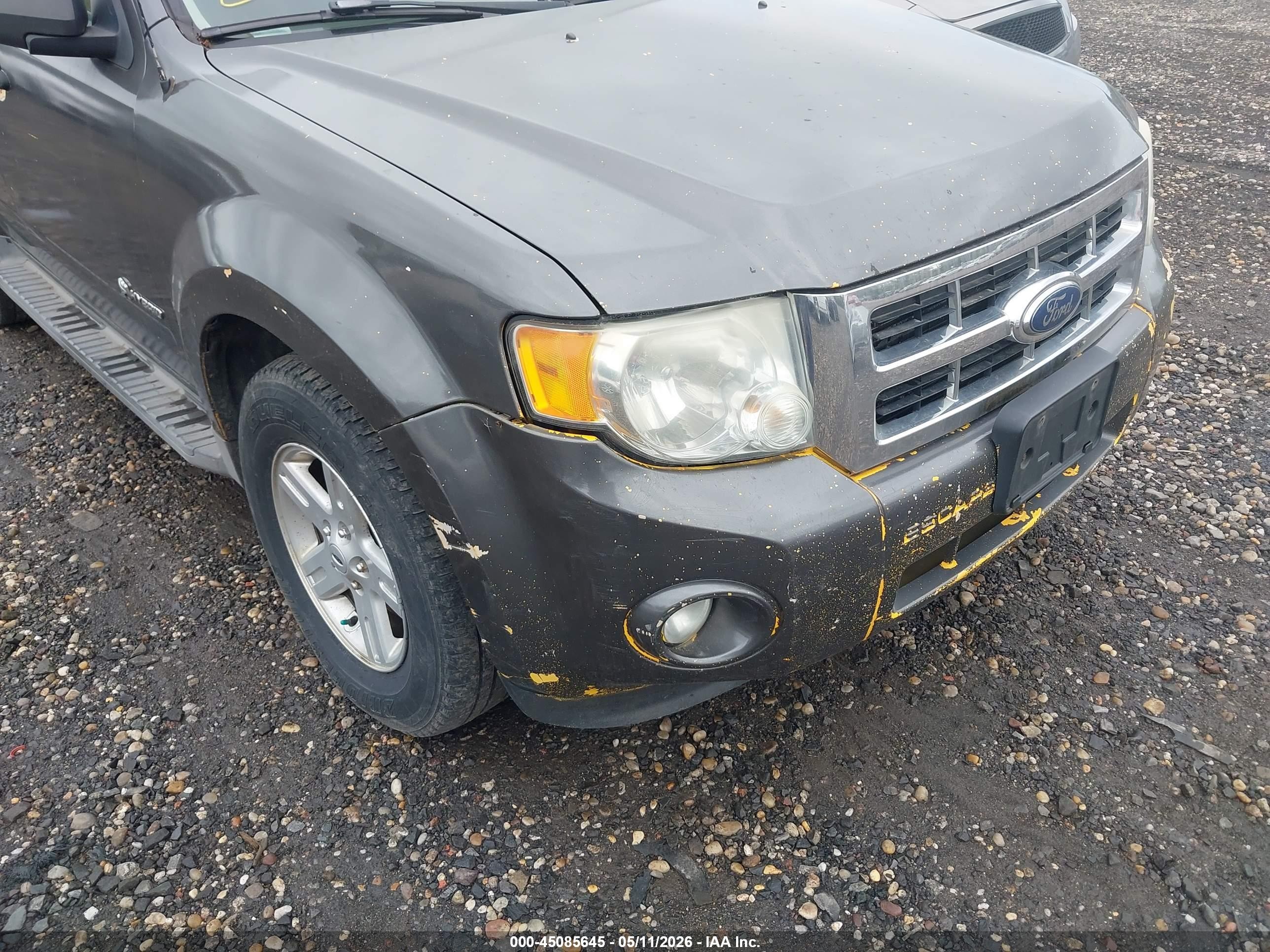 2009 Ford Escape Hybrid Limited Серый vin: 1FMCU49319KD02576
