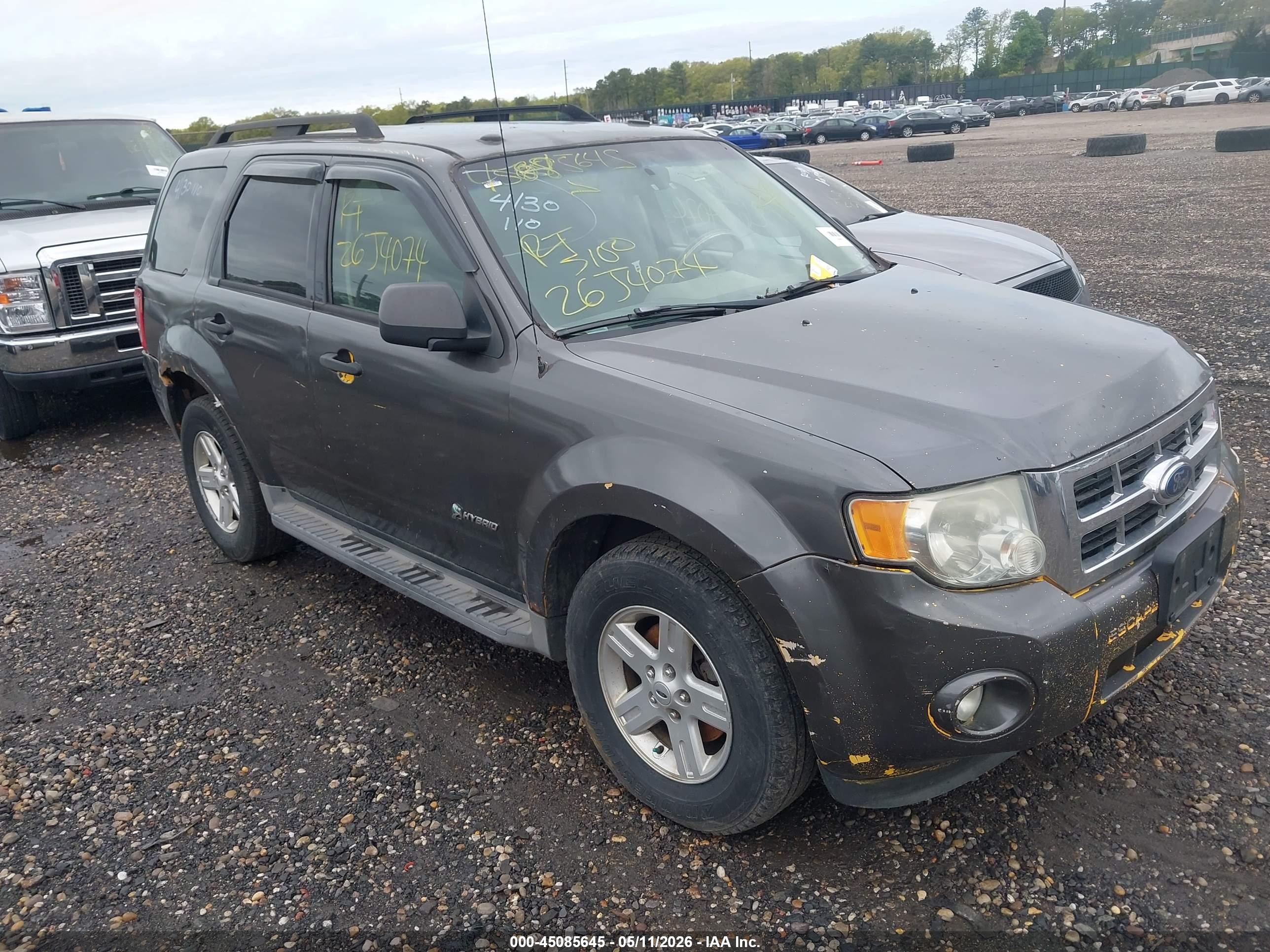 2009 Ford Escape Hybrid Limited Gray vin: 1FMCU49319KD02576