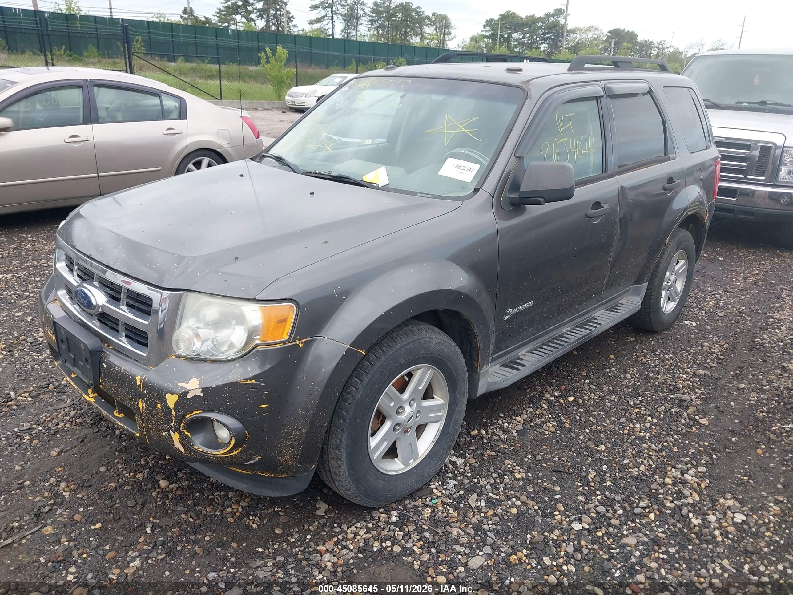 2009 Ford Escape Hybrid Limited Серый vin: 1FMCU49319KD02576