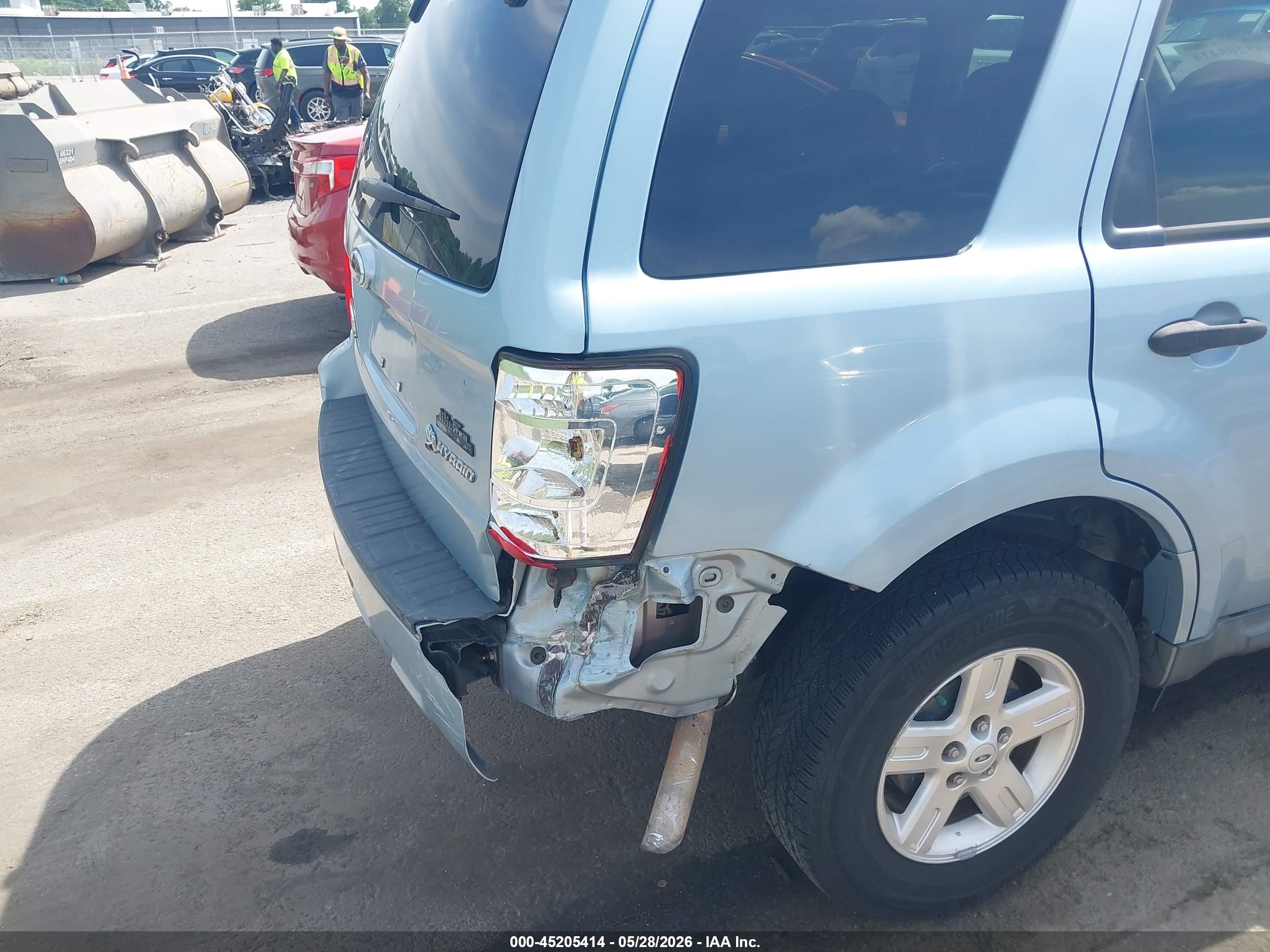 2009 Ford Escape Hybrid Limited Blue vin: 1FMCU49329KC57048