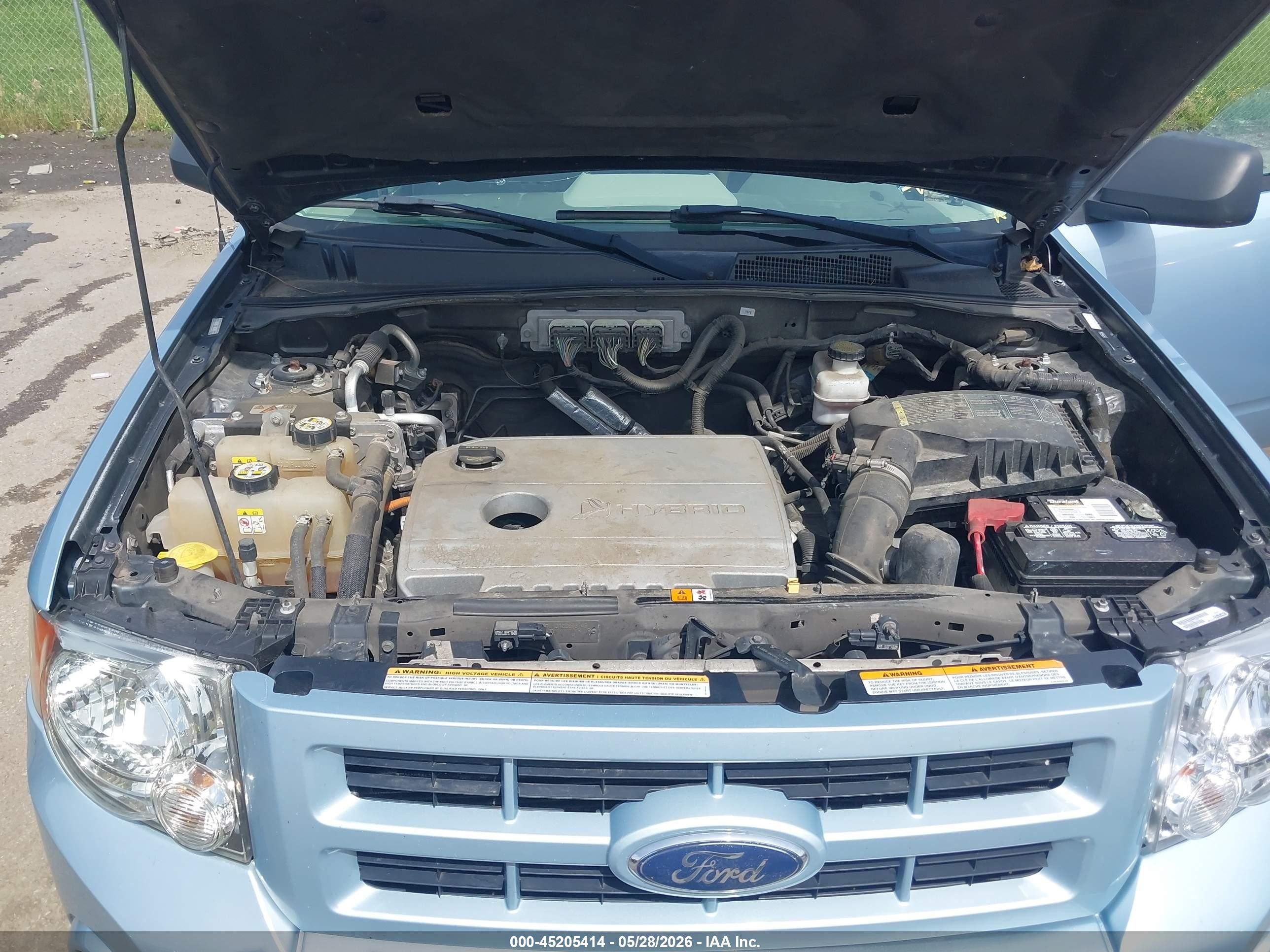 2009 Ford Escape Hybrid Limited Blue vin: 1FMCU49329KC57048