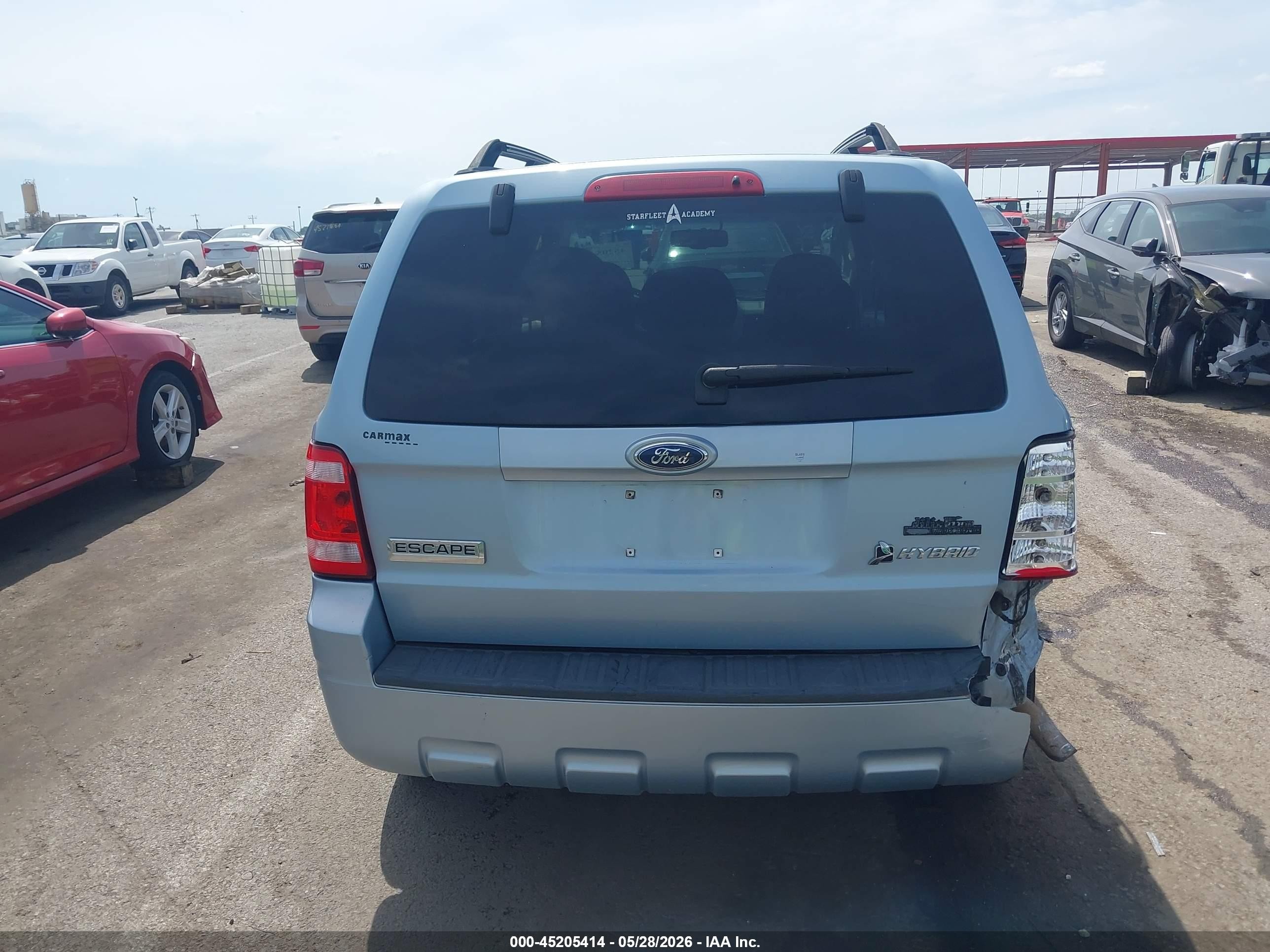 2009 Ford Escape Hybrid Limited Blue vin: 1FMCU49329KC57048