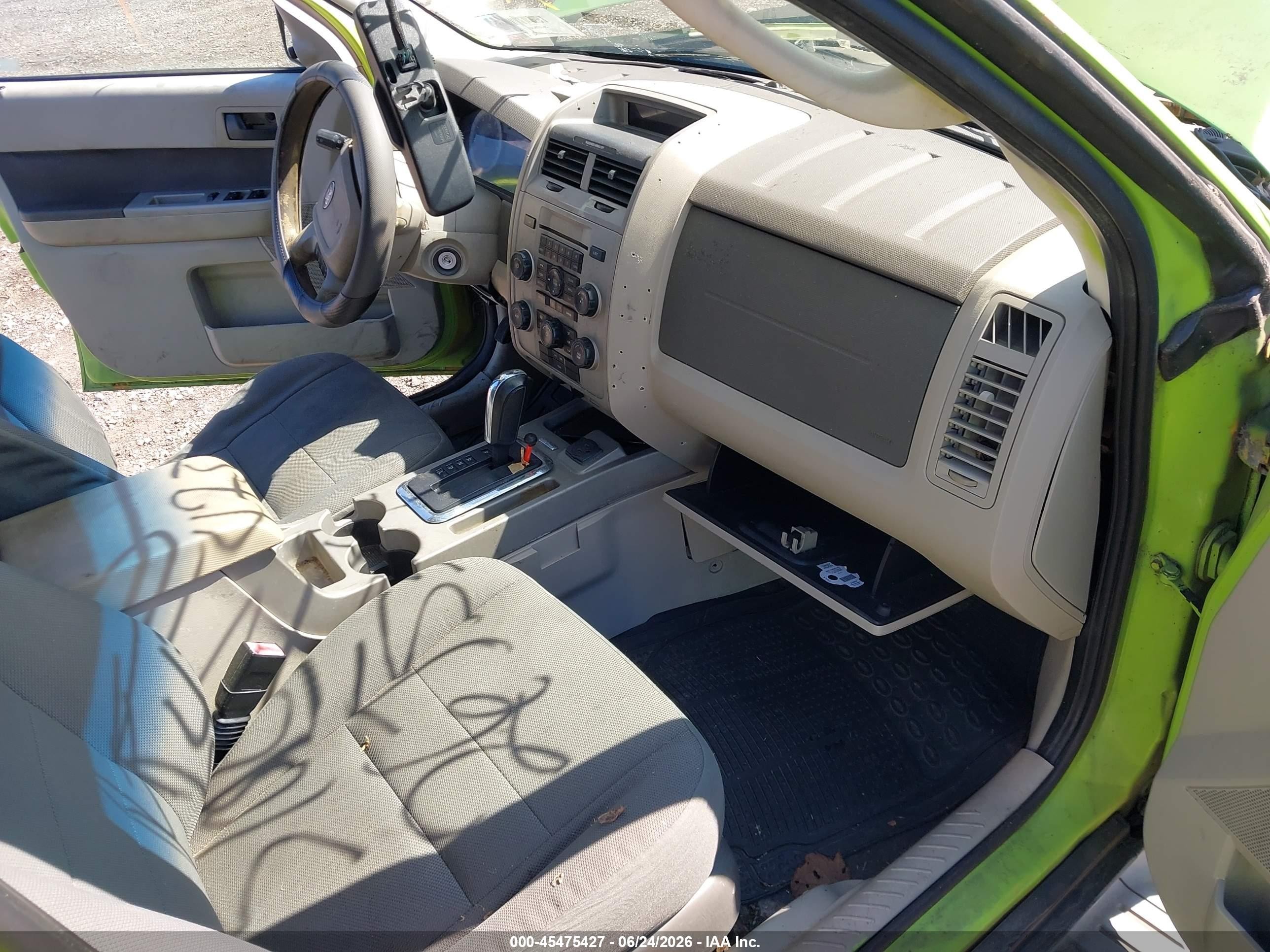 2009 Ford Escape Hybrid Limited Green vin: 1FMCU49329KD02487