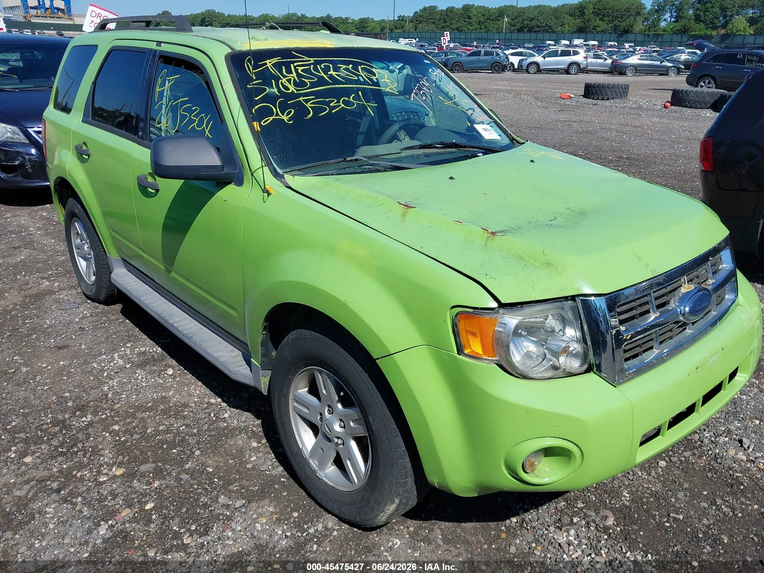 2009 Ford Escape Hybrid Limited Green vin: 1FMCU49329KD02487
