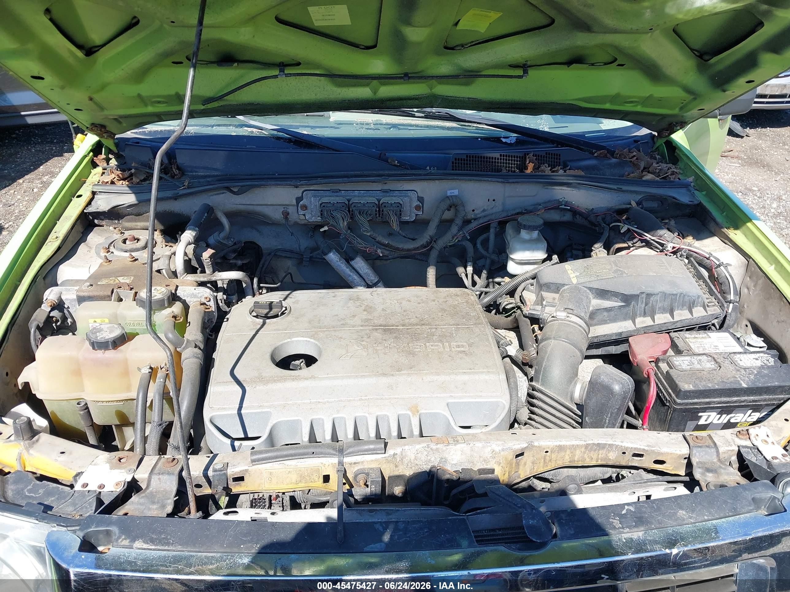 2009 Ford Escape Hybrid Limited Green vin: 1FMCU49329KD02487
