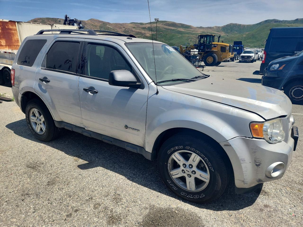 2009 Ford Escape Hybrid Silver vin: 1FMCU49339KB11466