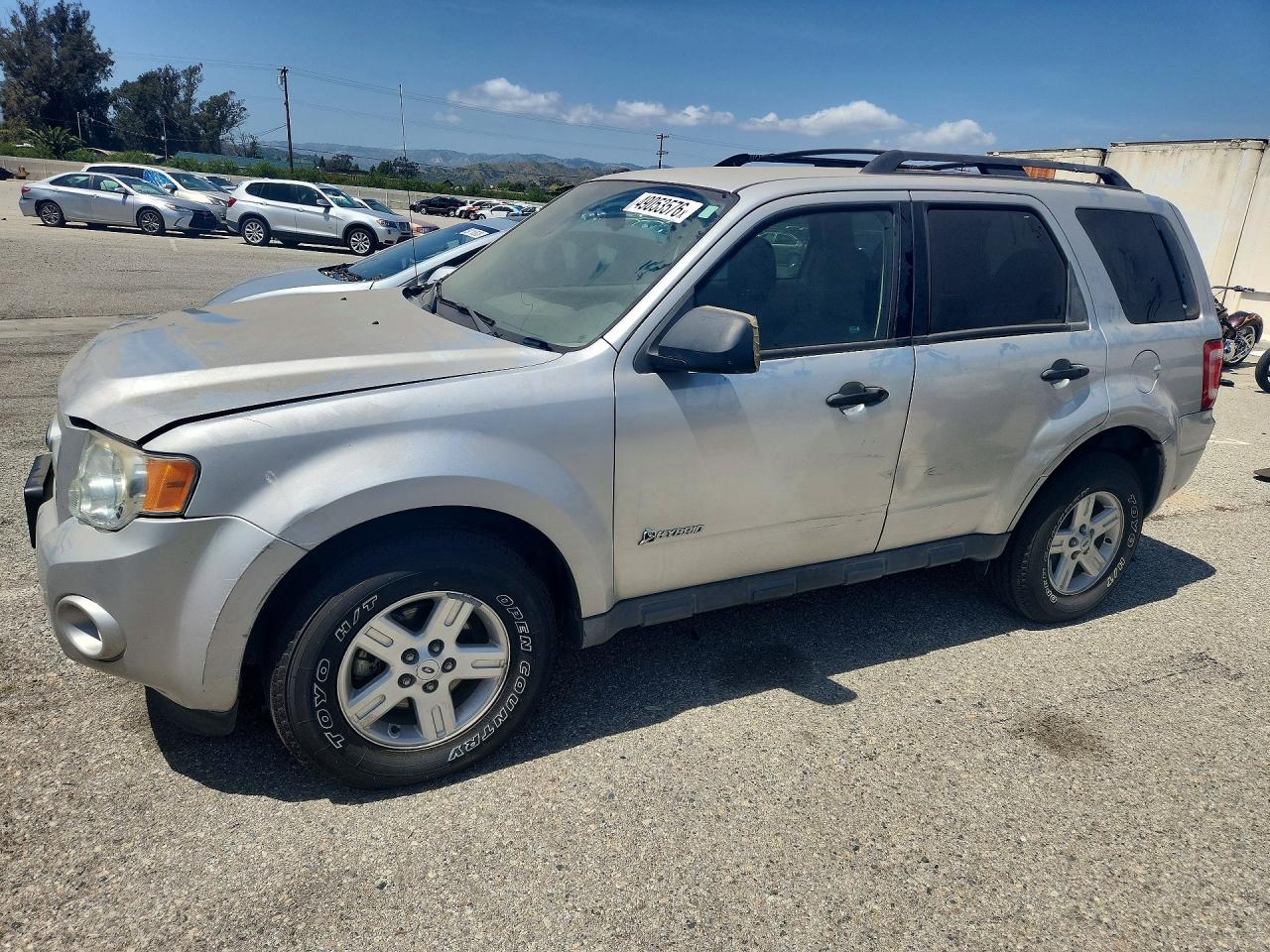 2009 Ford Escape Hybrid Silver vin: 1FMCU49339KB11466