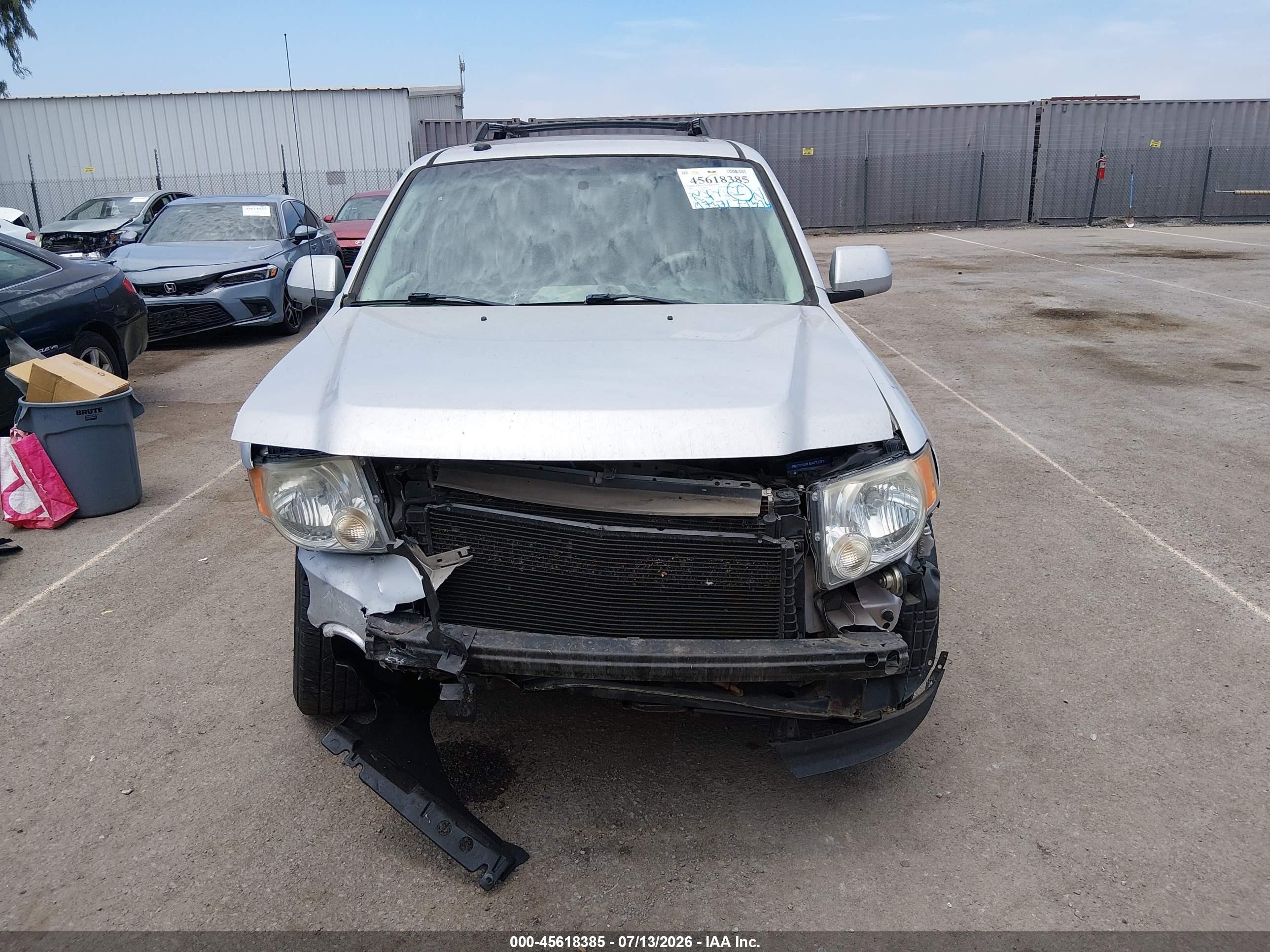 2009 Ford Escape Hybrid Limited Серебряный vin: 1FMCU49369KA07280