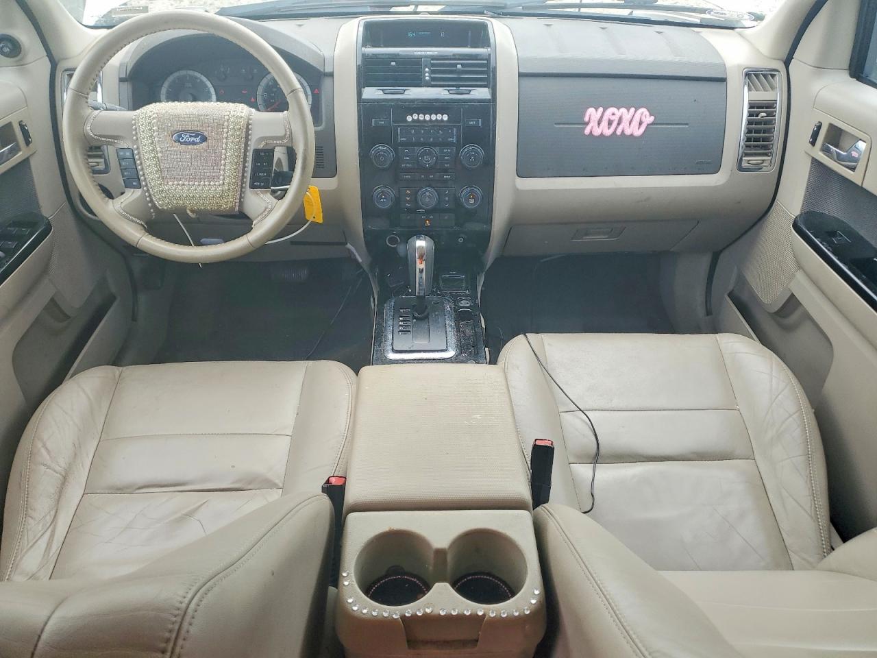2009 Ford Escape Hybrid White vin: 1FMCU49379KB39268